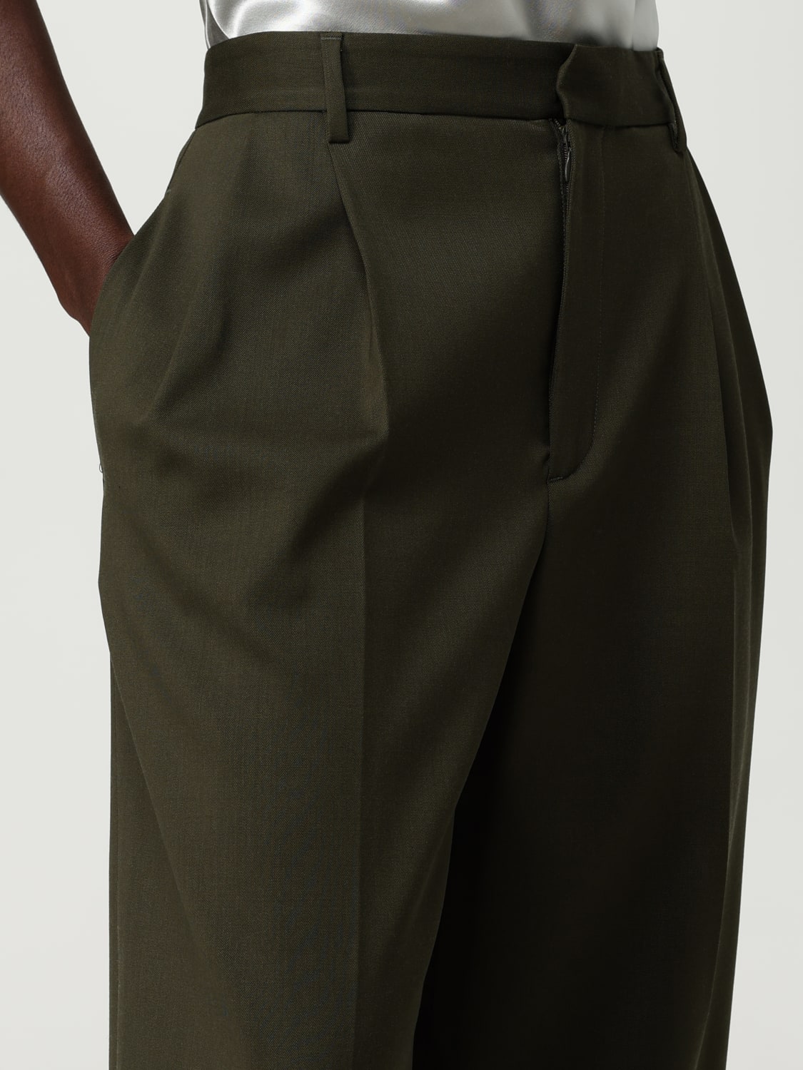 DARKPARK 裤子: 裤子 女士 Darkpark, 绿色 - Img 3