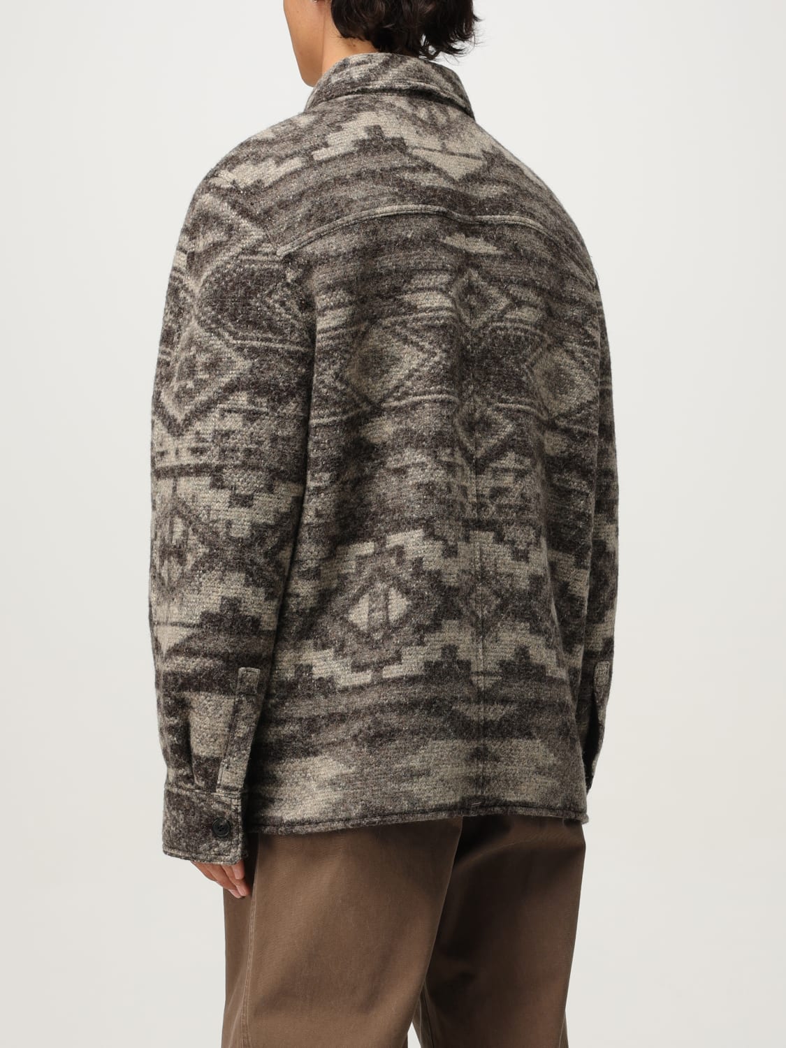 ISABEL MARANT JACKE: Hemd herren Isabel Marant, Braun - Img 2