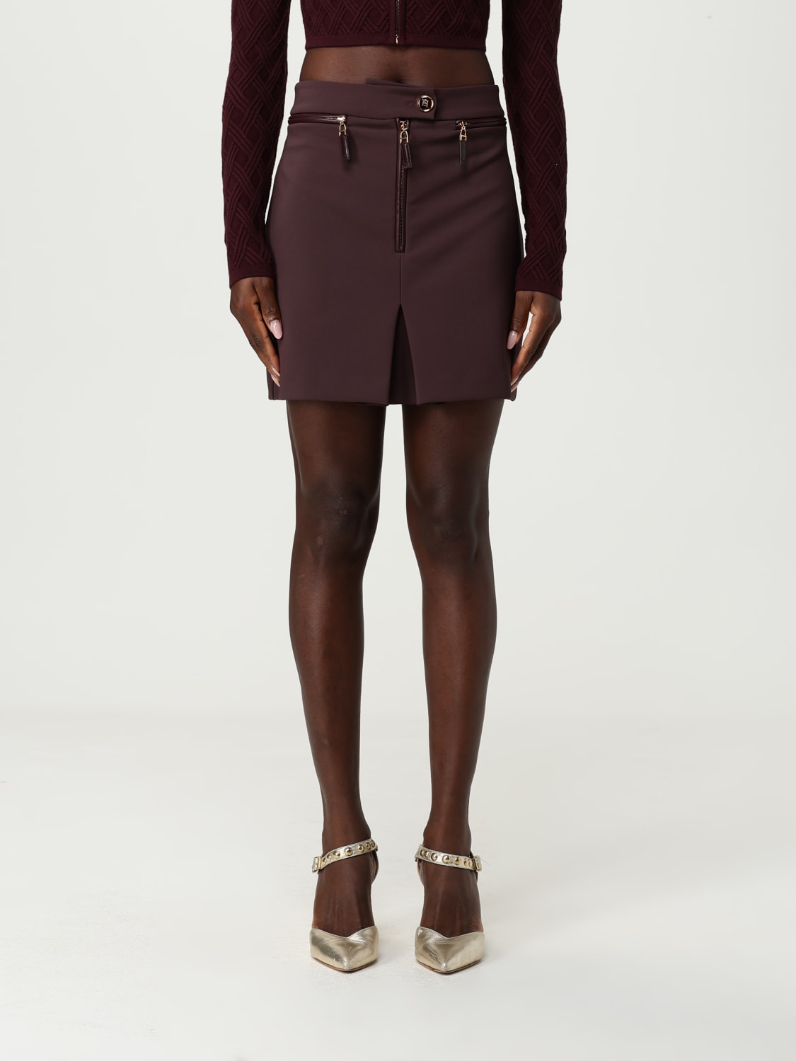 ELISABETTA FRANCHI SKIRT: Skirt woman Elisabetta Franchi, Red - Img 1