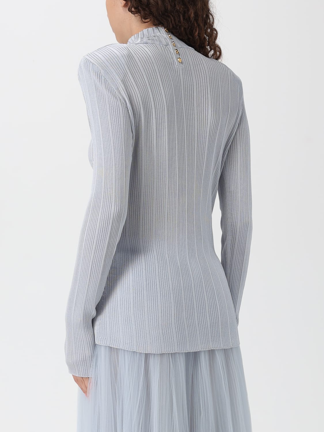 ELISABETTA FRANCHI PULL: Pull femme Elisabetta Franchi, Bleu 1 - Img 3