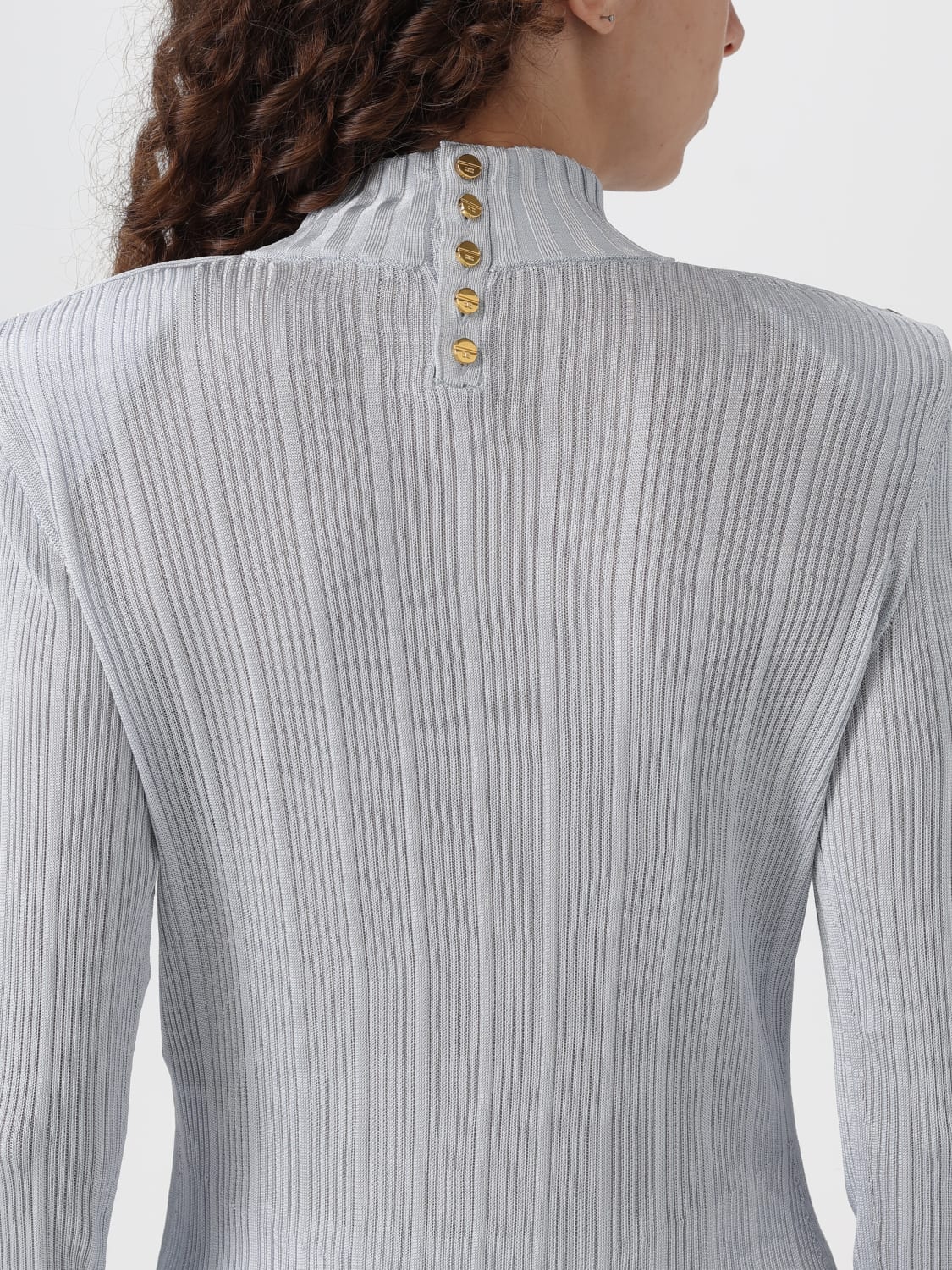 ELISABETTA FRANCHI PULL: Pull femme Elisabetta Franchi, Bleu 1 - Img 4