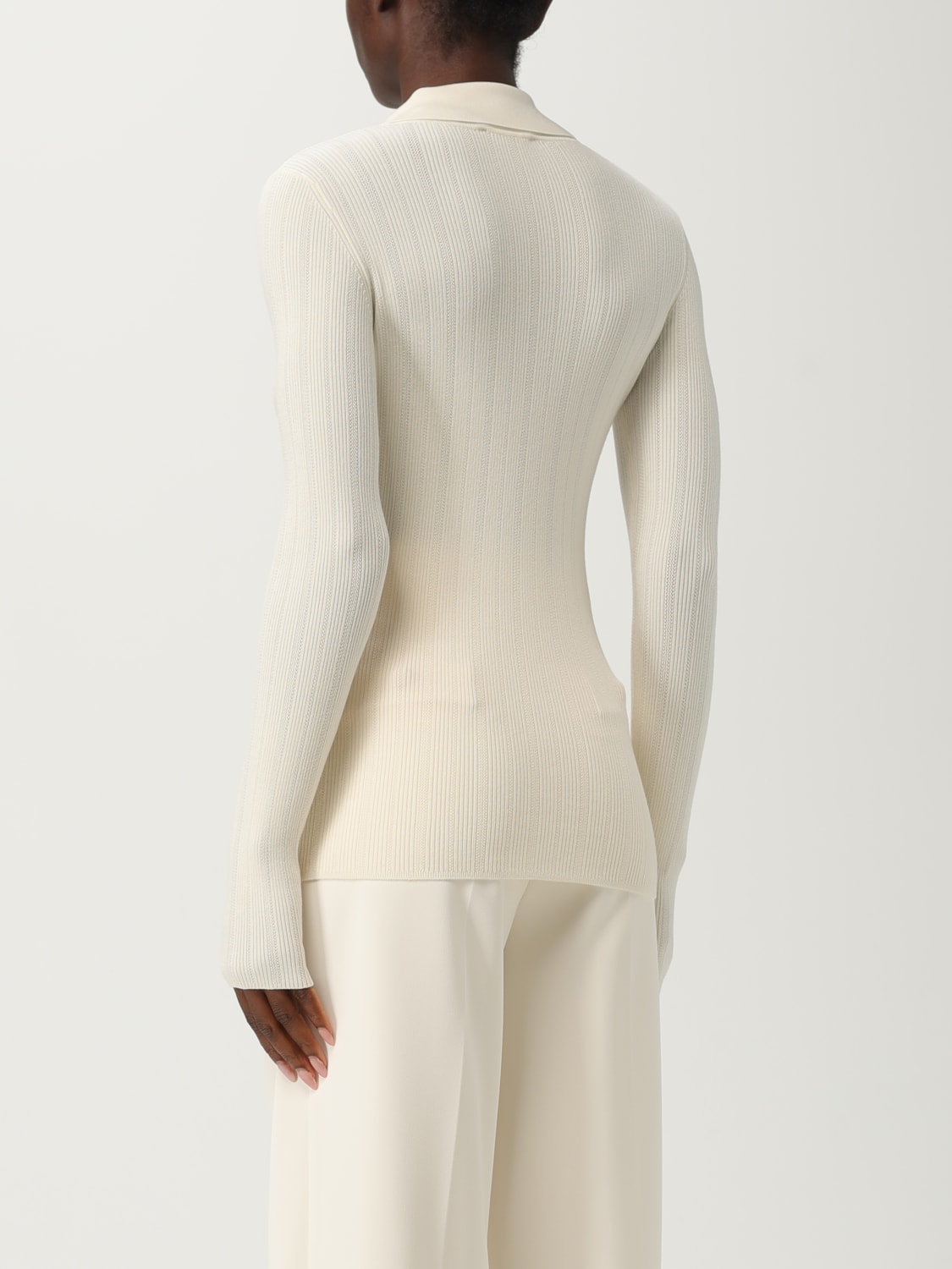 ELISABETTA FRANCHI SWEATER: Sweater woman Elisabetta Franchi, Milk - Img 2