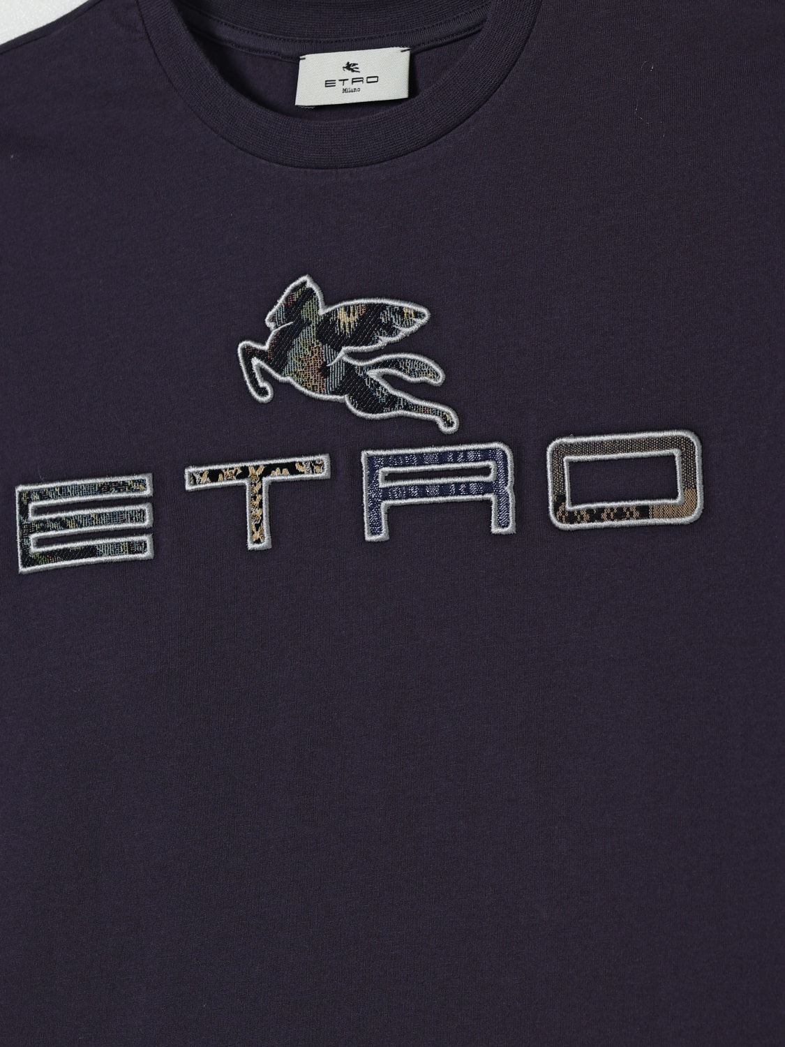 ETRO T-SHIRT: T-shirt kids Etro, Blue - Img 3