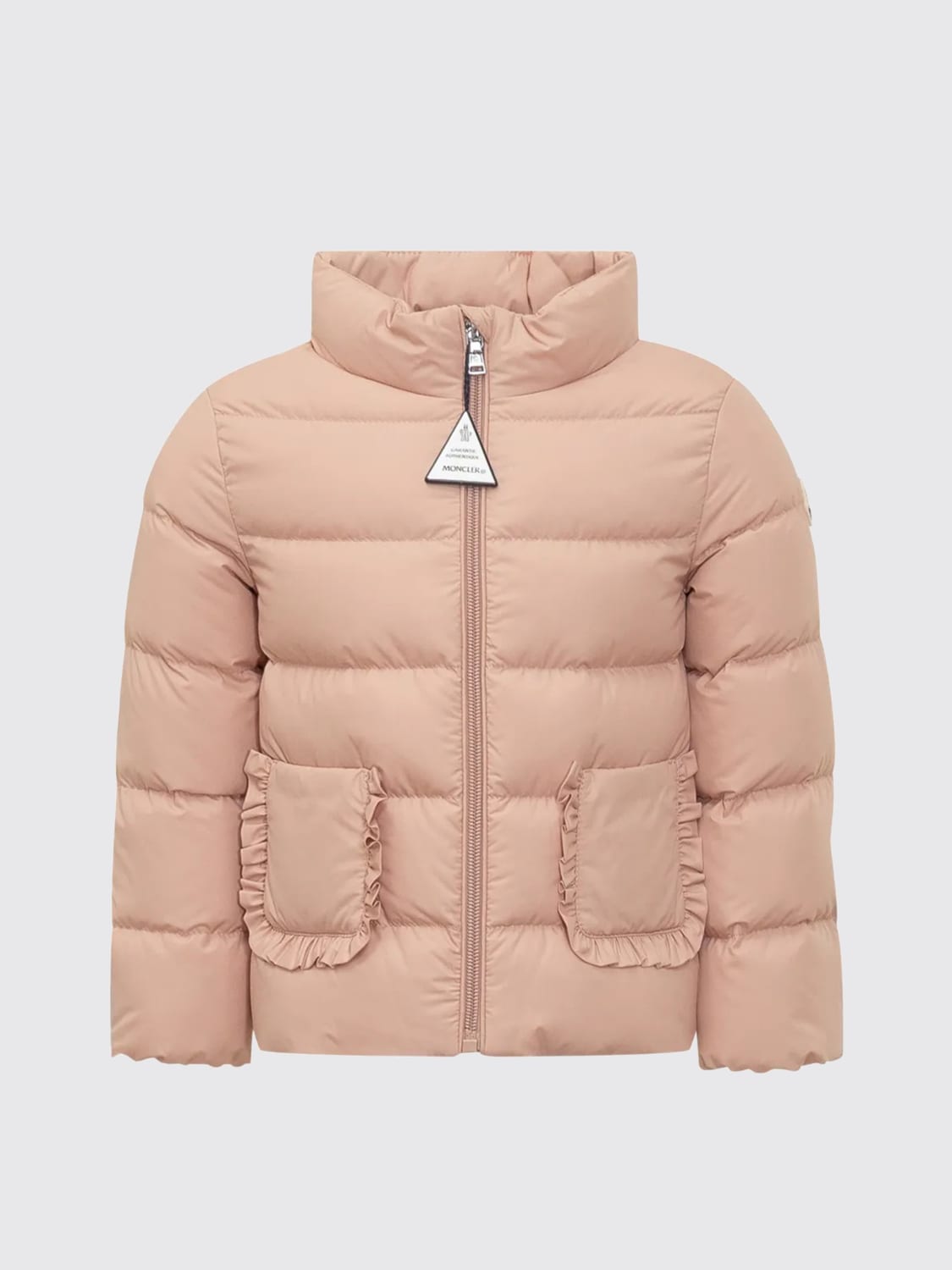 MONCLER JACKET: Coats kids Moncler, Pink - Img 1