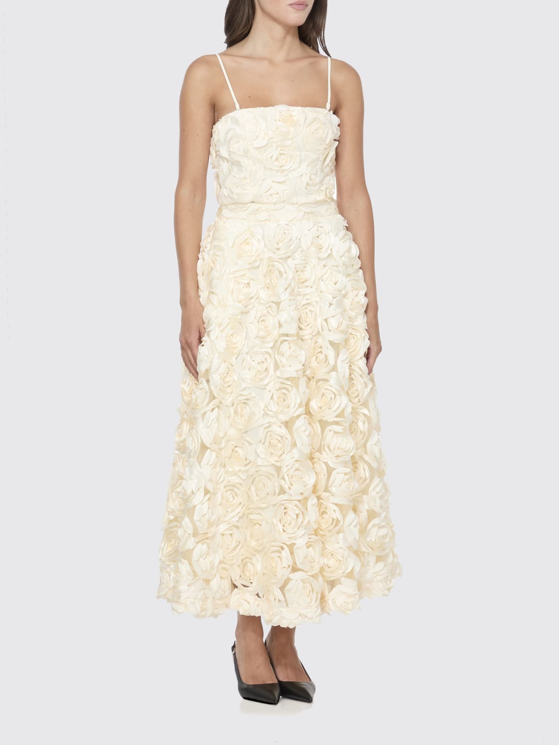 ROTATE SKIRT: Skirt woman Rotate, White - Img 3