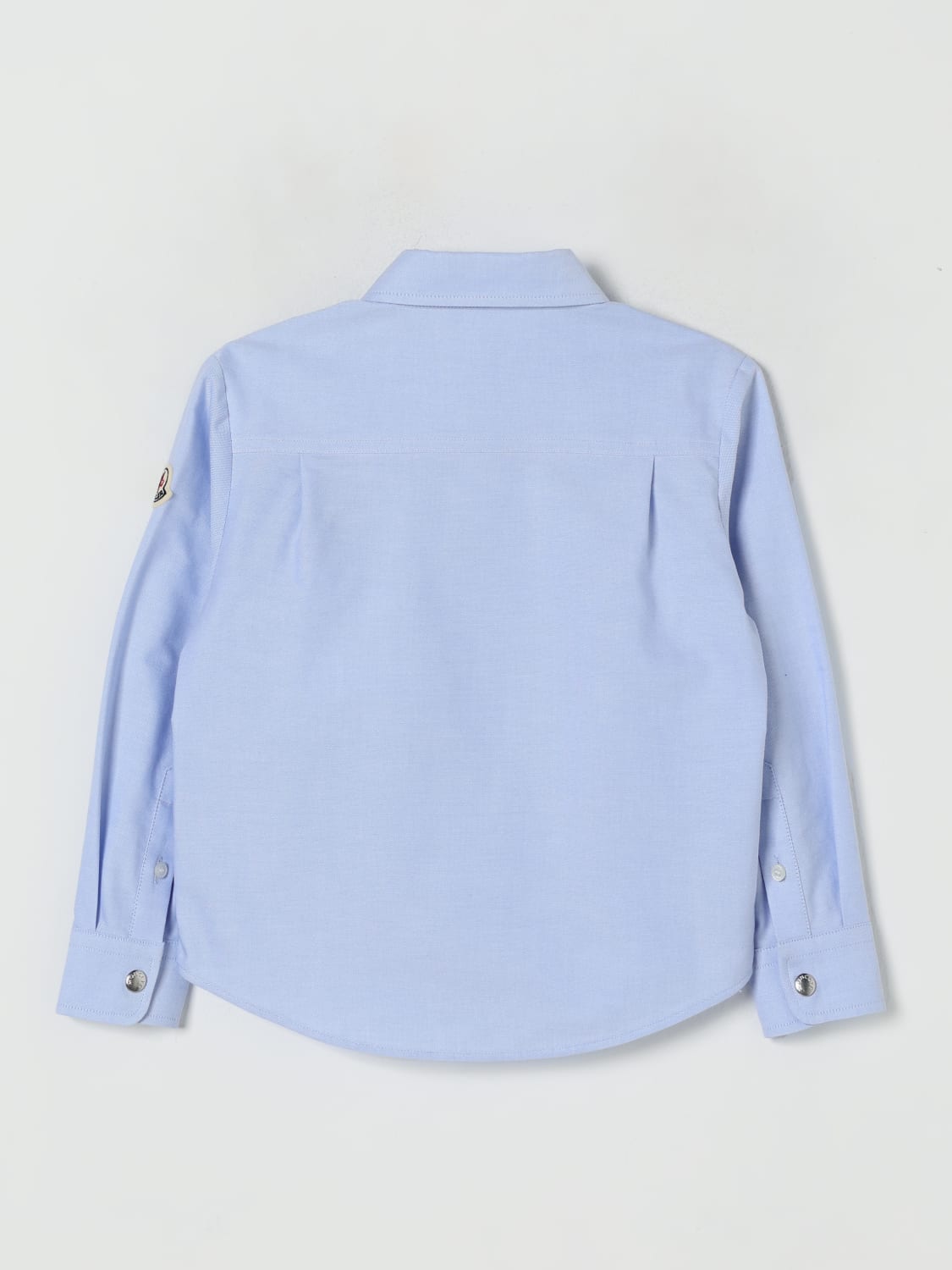 MONCLER CHEMISE: Chemise enfant Moncler, Bleu - Img 2