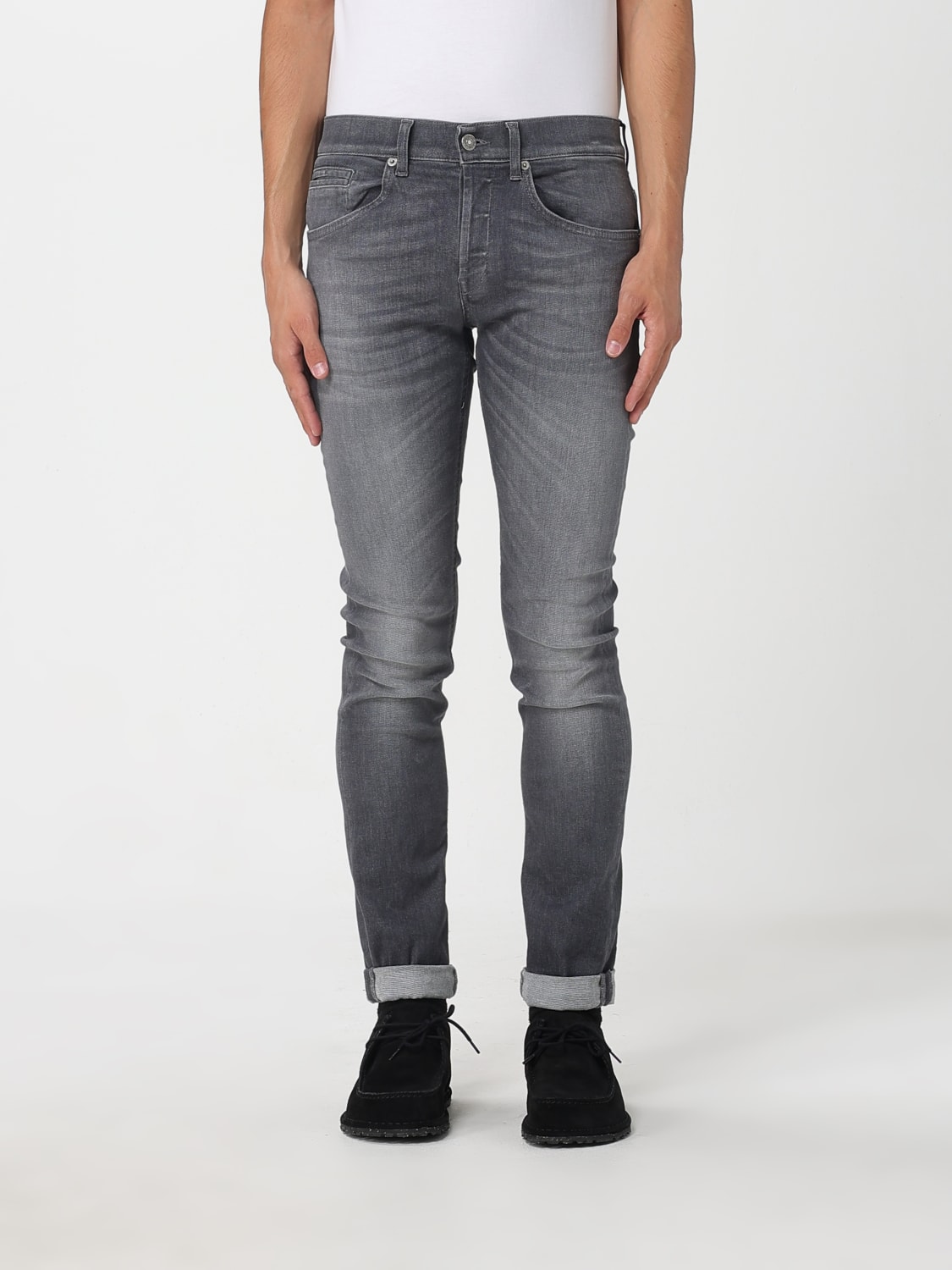 DONDUP JEANS: Jeans men Dondup, Grey - Img 1