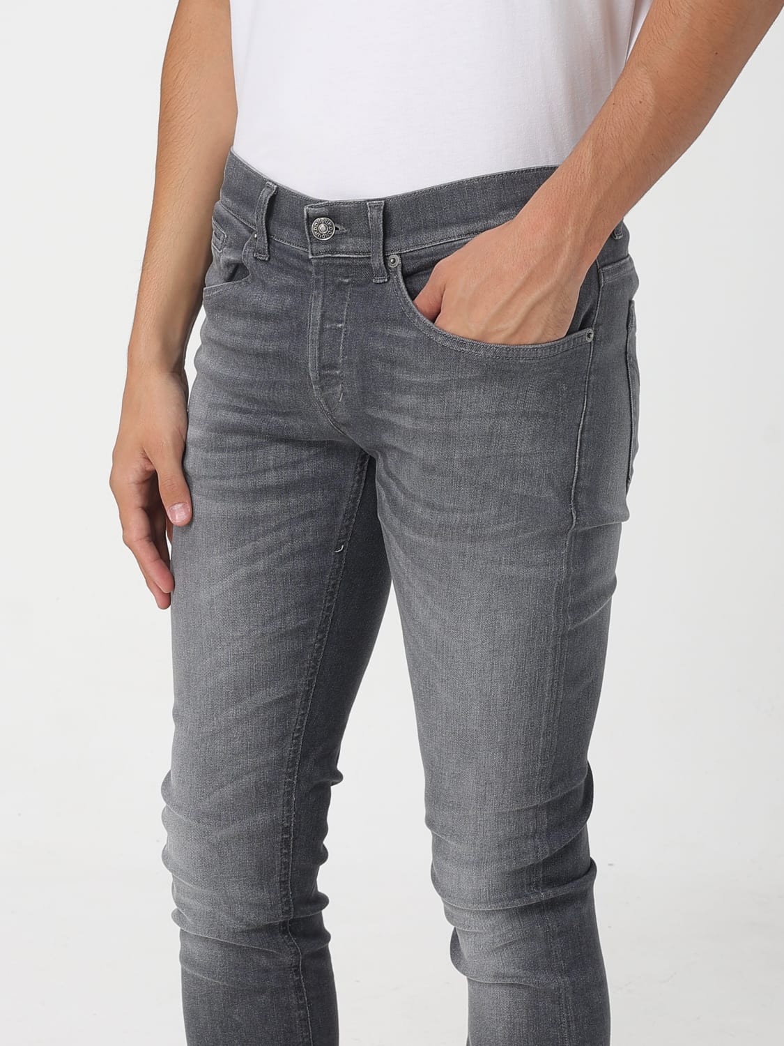 DONDUP JEANS: Jeans men Dondup, Grey - Img 3