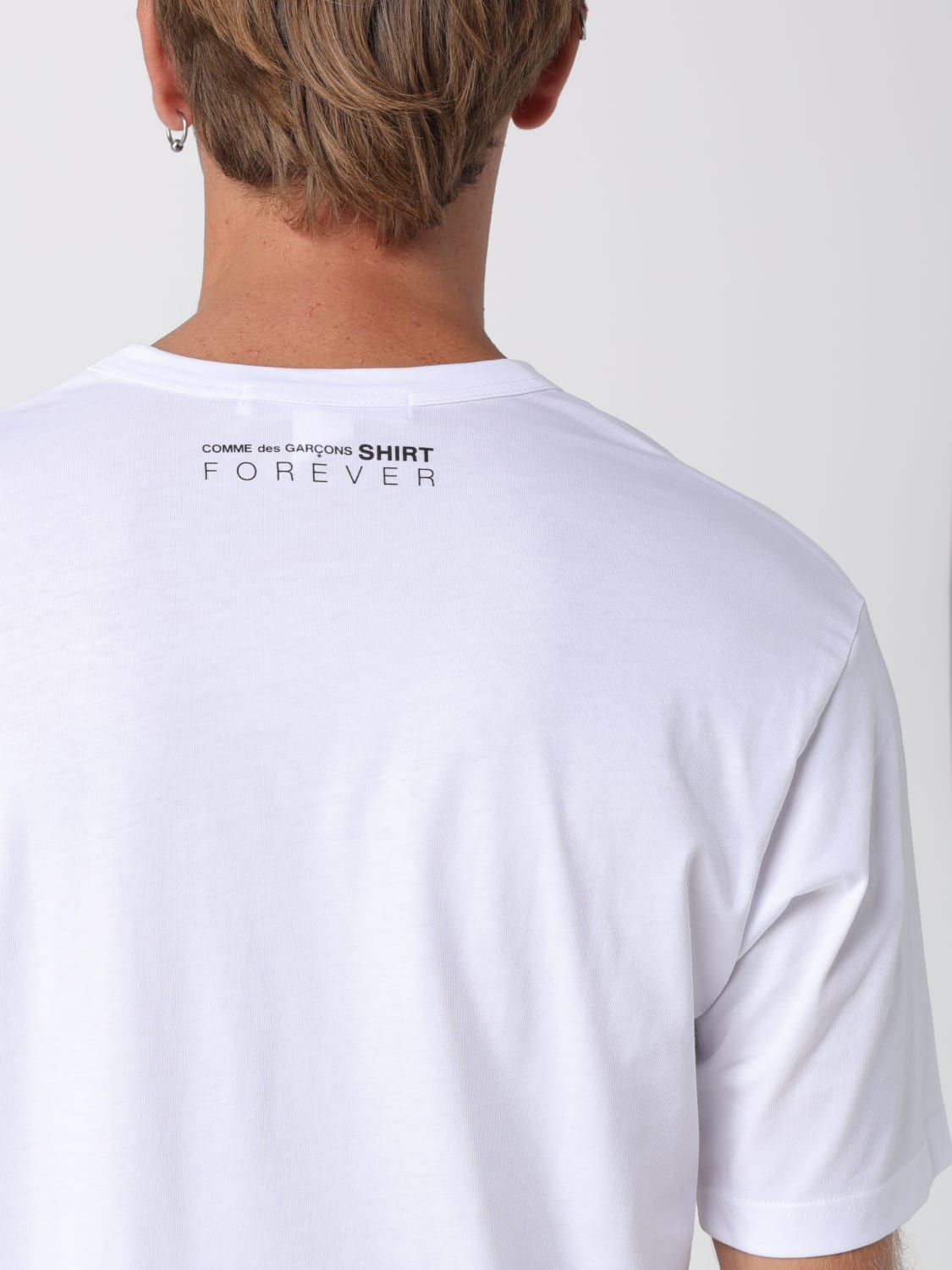 COMME DES GARÇONS SHIRT T-SHIRT: T-shirt men Comme Des Garçons Shirt, White - Img 3