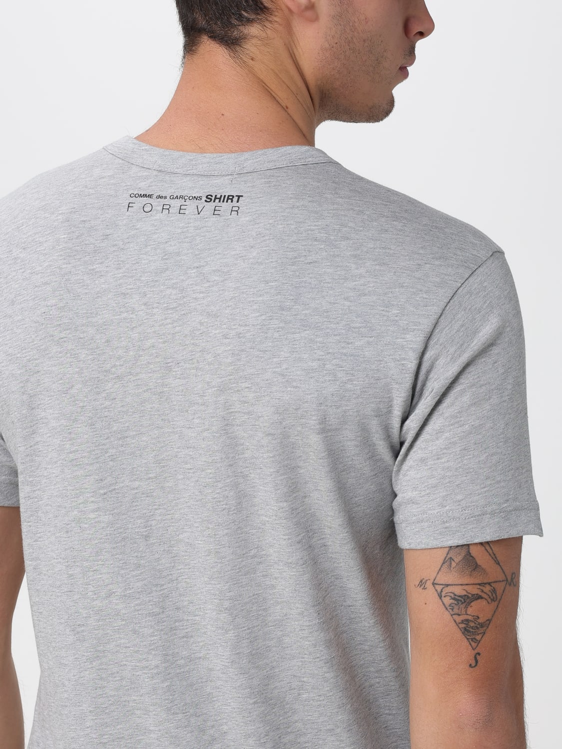 COMME DES GARÇONS SHIRT T-SHIRT: T-shirt men Comme Des Garçons Shirt, Grey - Img 3