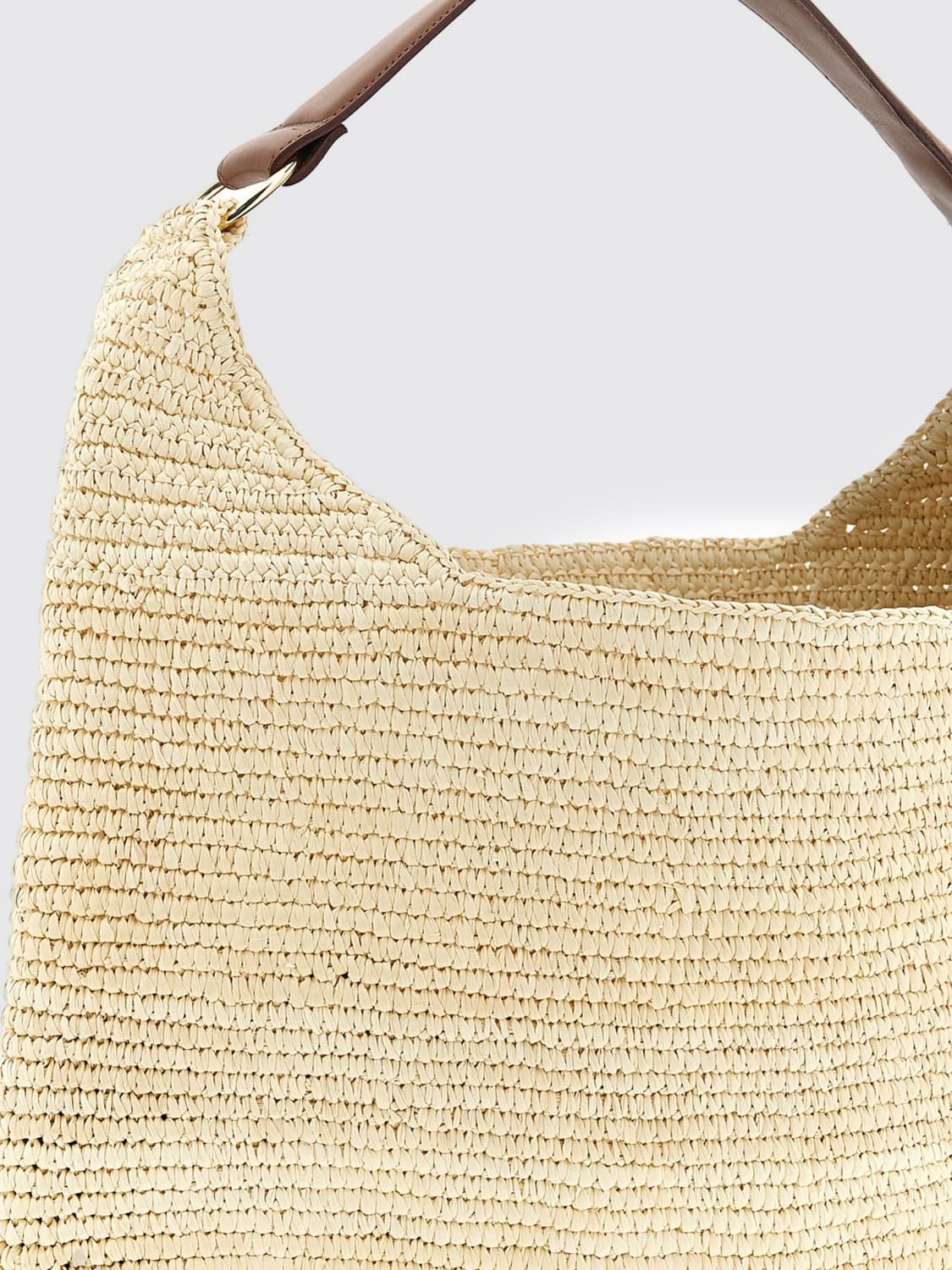 MAISON MICHEL BOLSO DE HOMBRO: Bolso de hombro mujer Maison Michel, Marrón - Img 3