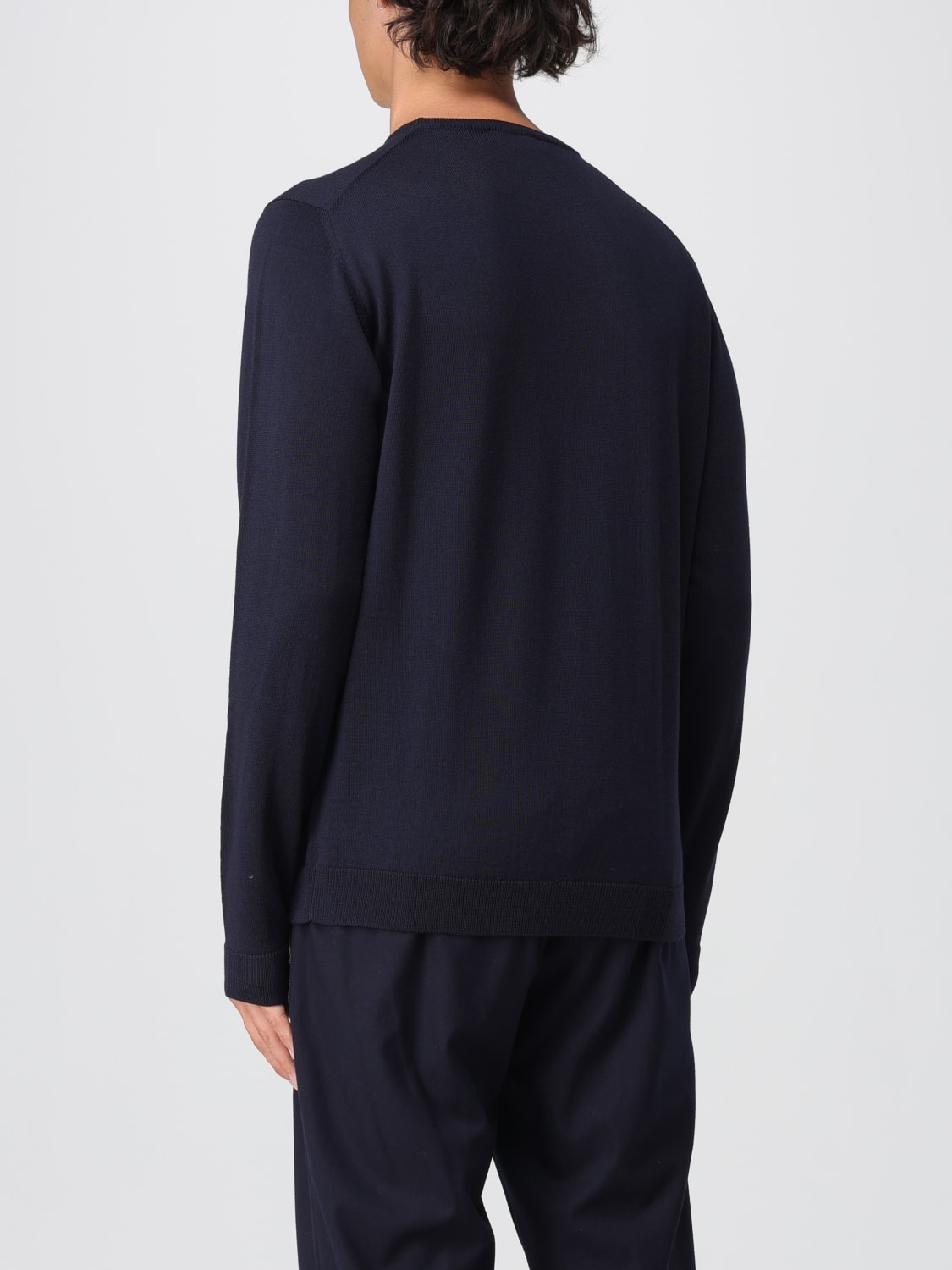ROBERTO COLLINA PULLOVER: Strickjacke herren Roberto Collina, Navy - Img 2