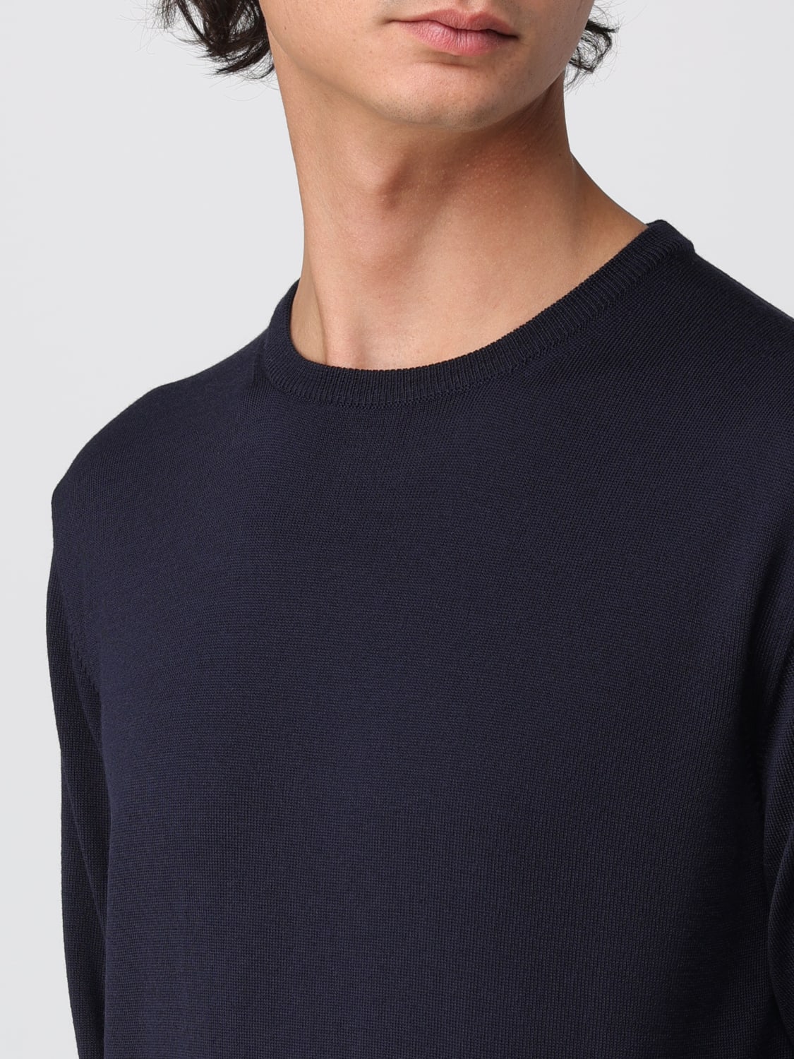 ROBERTO COLLINA PULLOVER: Strickjacke herren Roberto Collina, Navy - Img 3