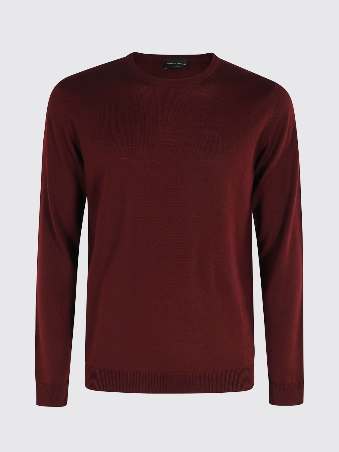 ROBERTO COLLINA SWEATER: Cardigan men Roberto Collina, Burgundy - Img 1