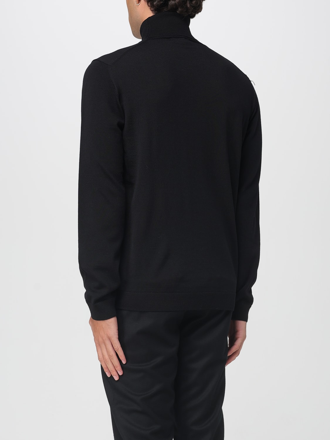 ROBERTO COLLINA SWEATER: Cardigan men Roberto Collina, Black - Img 2