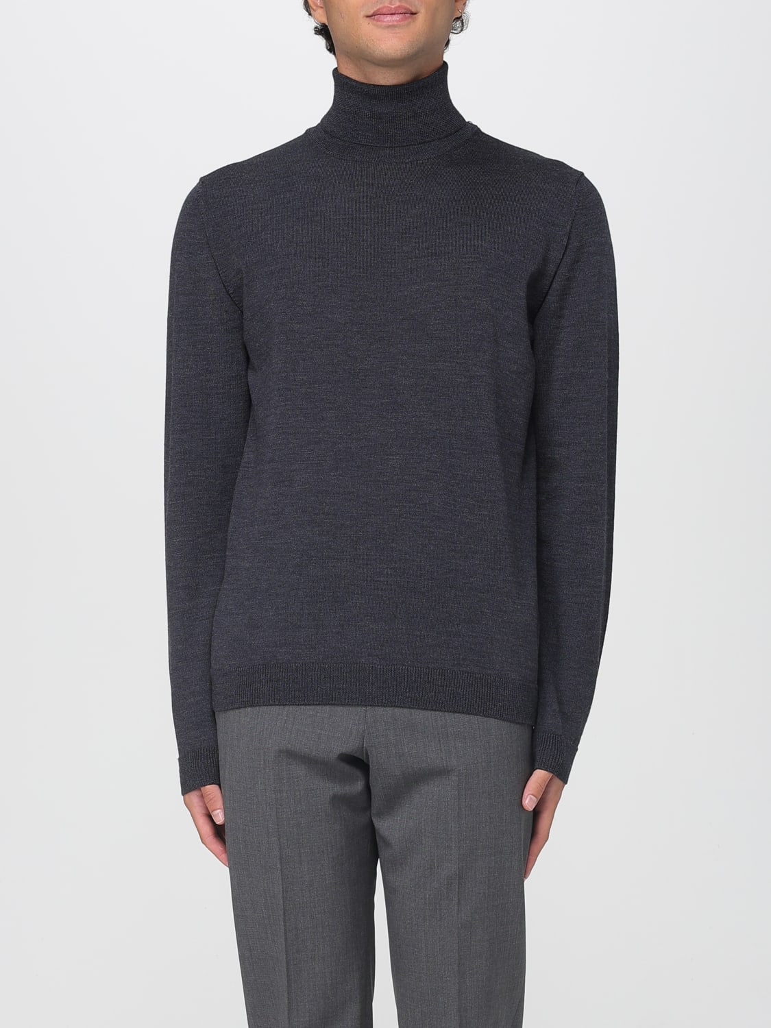 ROBERTO COLLINA SWEATER: Cardigan men Roberto Collina, Grey - Img 1