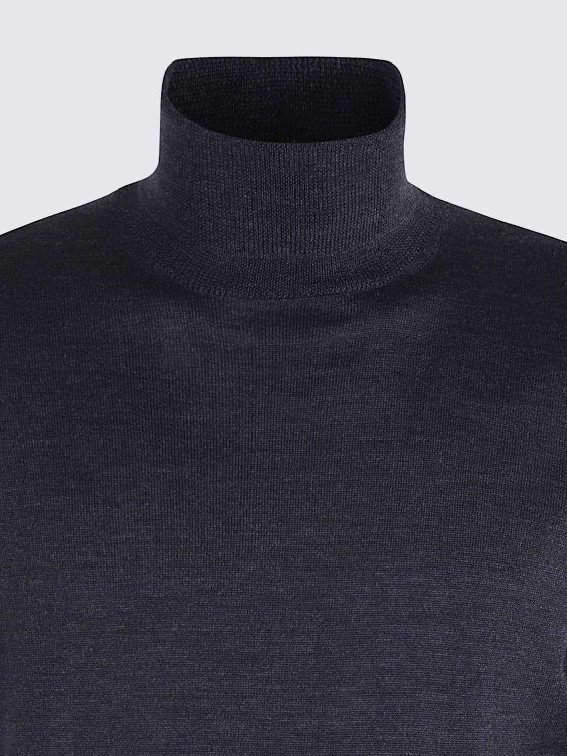 ROBERTO COLLINA SWEATER: Cardigan men Roberto Collina, Denim - Img 3