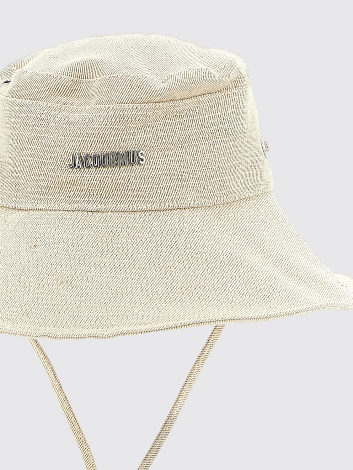 JACQUEMUS CAPPELLO: Cappello Jacquemus in cotone , Beige - Img 3