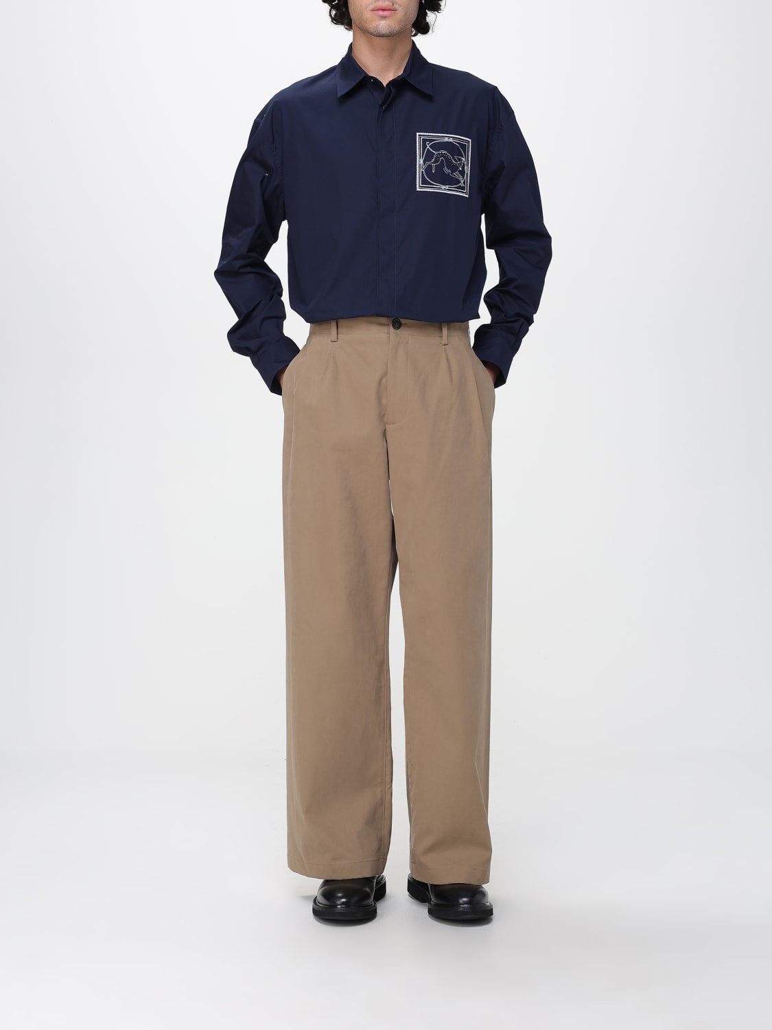 JACQUEMUS SHIRT: Shirt men Jacquemus, Blue - Img 2