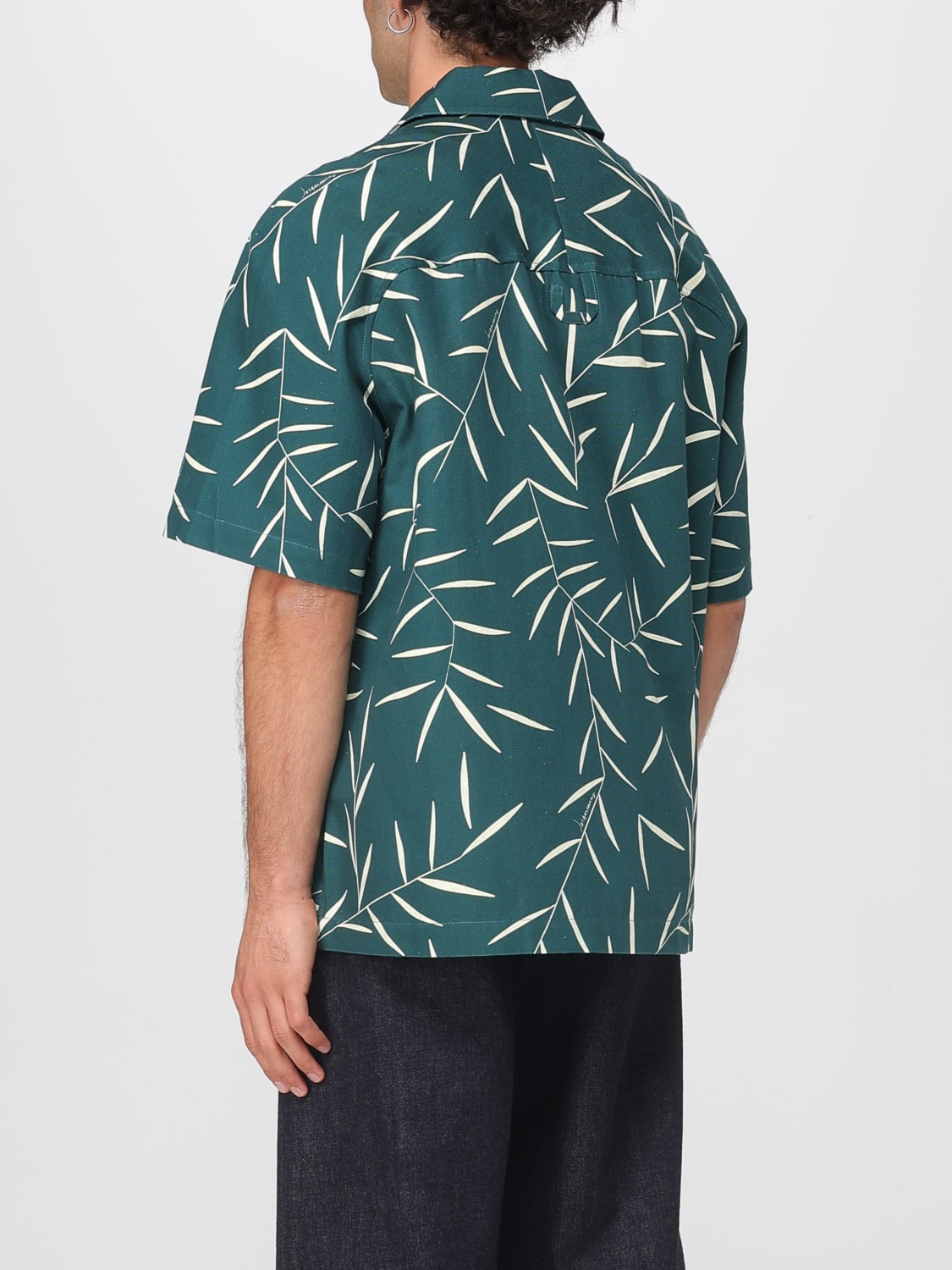 JACQUEMUS CAMISA: Camisa hombre Jacquemus, Verde - Img 3