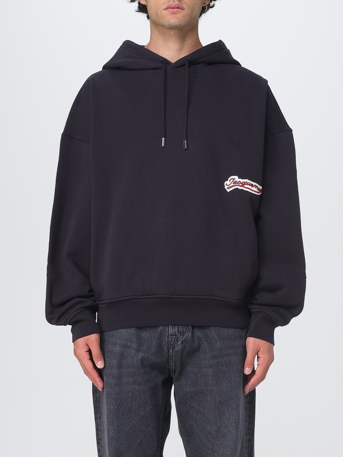 JACQUEMUS SWEATSHIRT: Sweatshirt men Jacquemus, Blue - Img 1