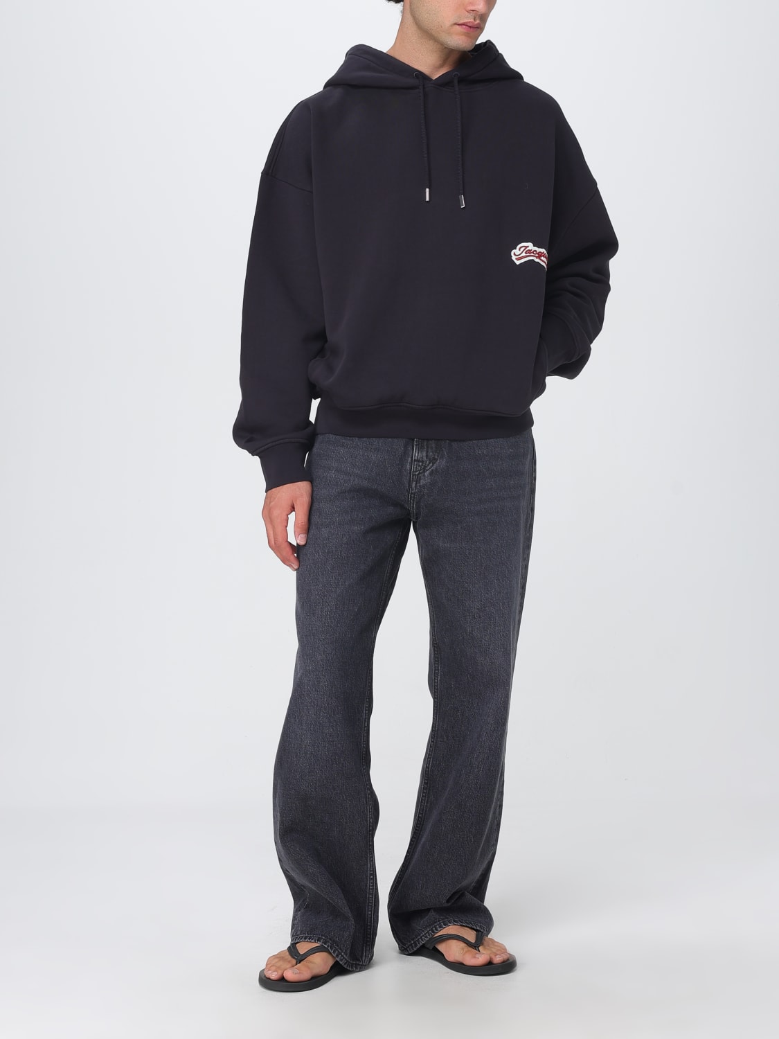 JACQUEMUS SWEATSHIRT: Sweatshirt men Jacquemus, Blue - Img 2
