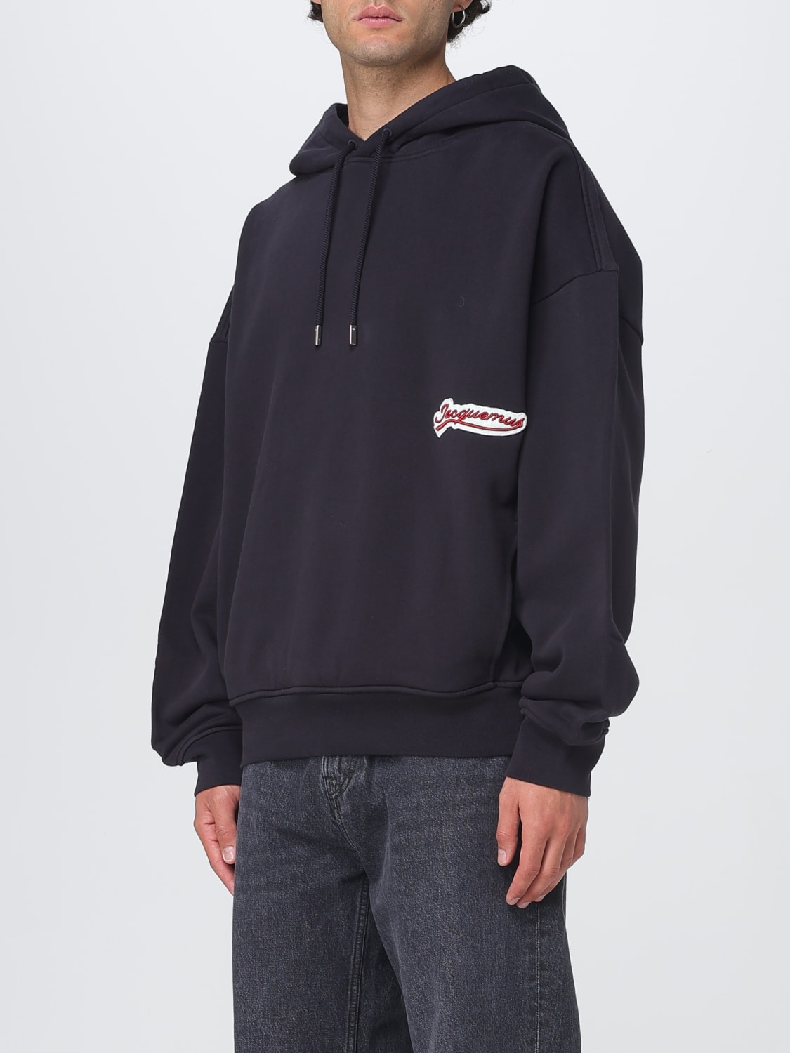 JACQUEMUS SWEATSHIRT: Sweatshirt men Jacquemus, Blue - Img 4