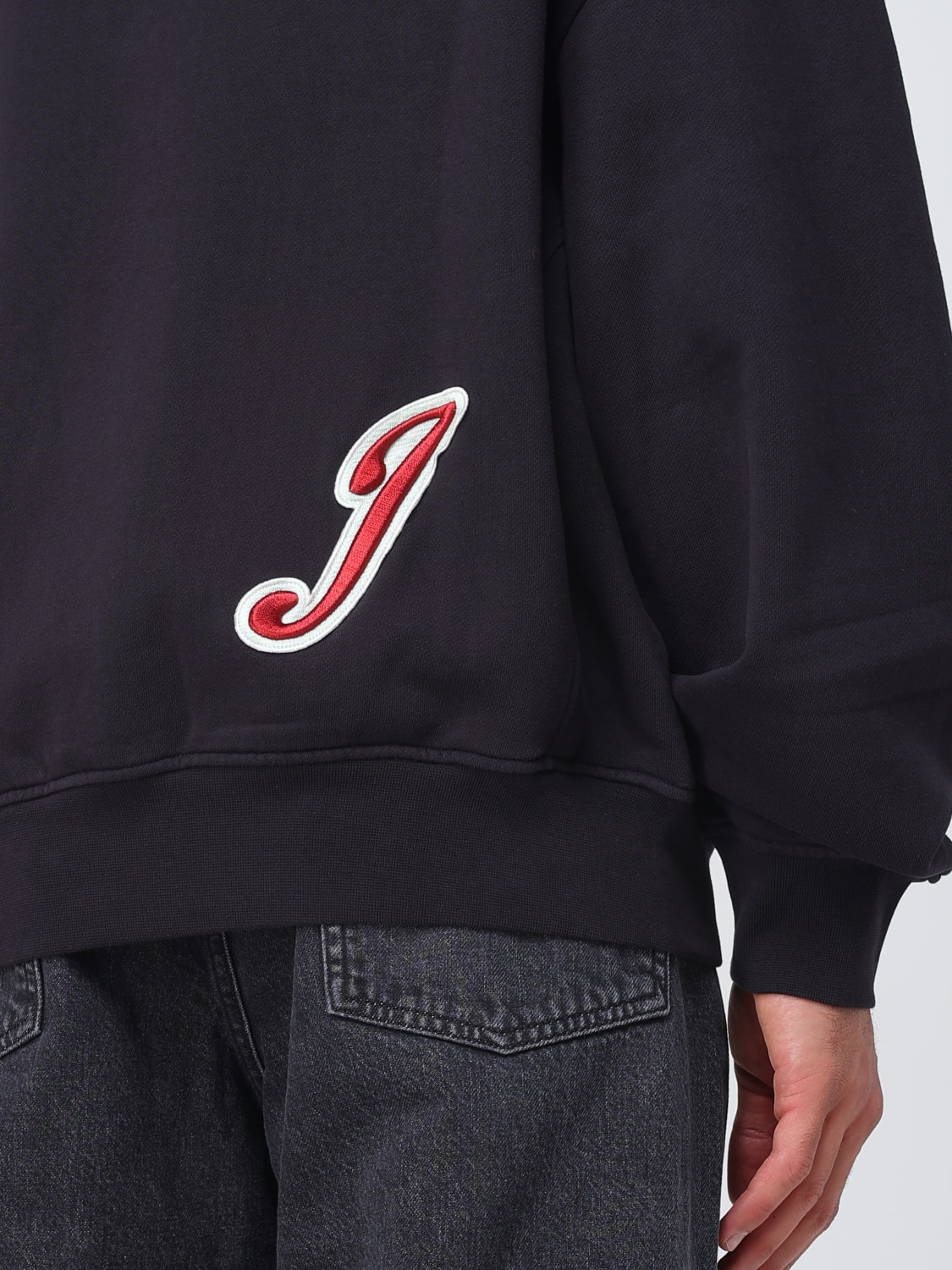 JACQUEMUS SWEATSHIRT: Sweatshirt men Jacquemus, Blue - Img 5