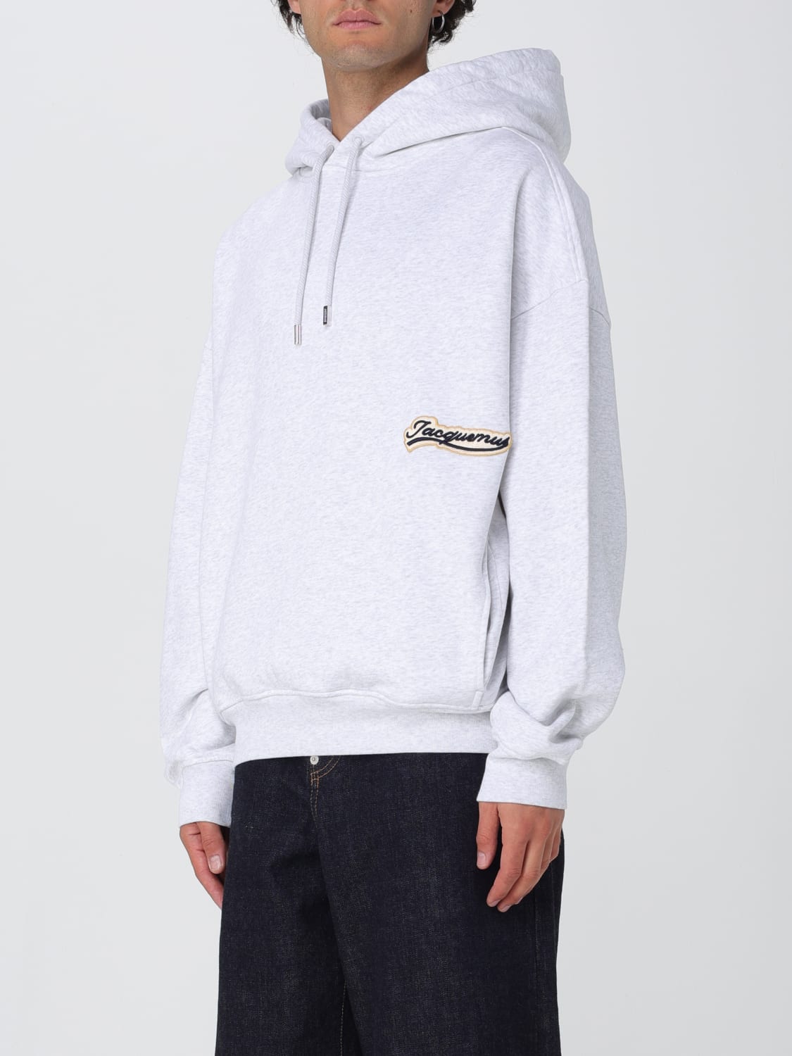 JACQUEMUS SWEATSHIRT: Sweatshirt men Jacquemus, Grey - Img 3