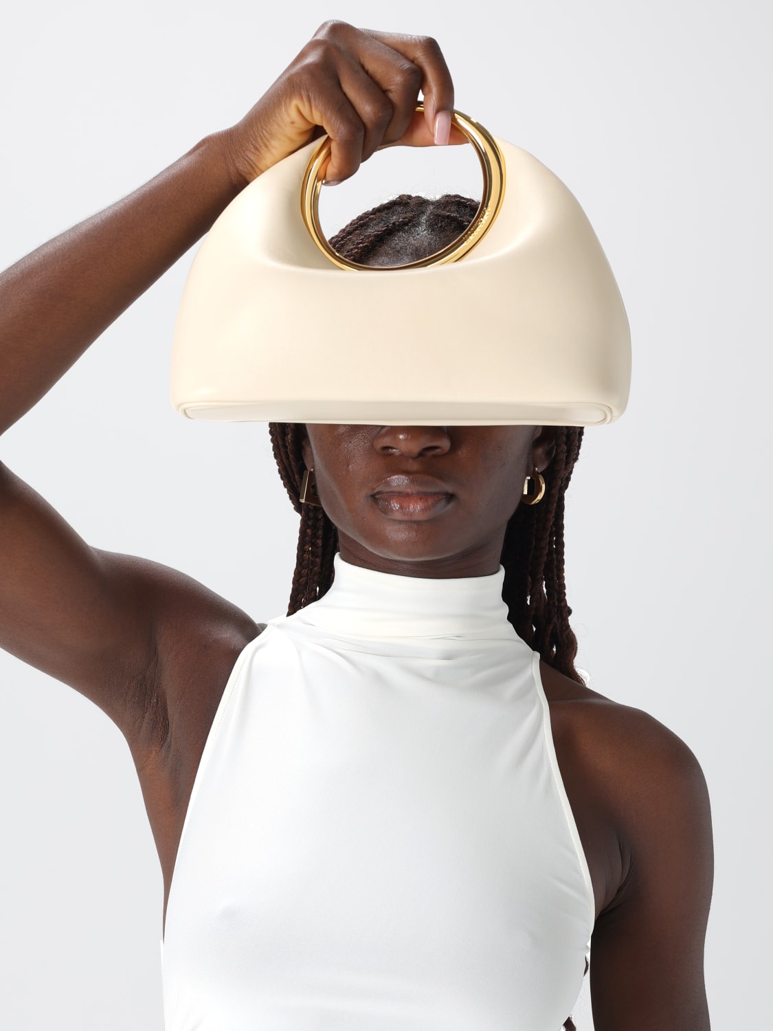 JACQUEMUS HANDBAG: Shoulder bag woman Jacquemus, Ivory - Img 2