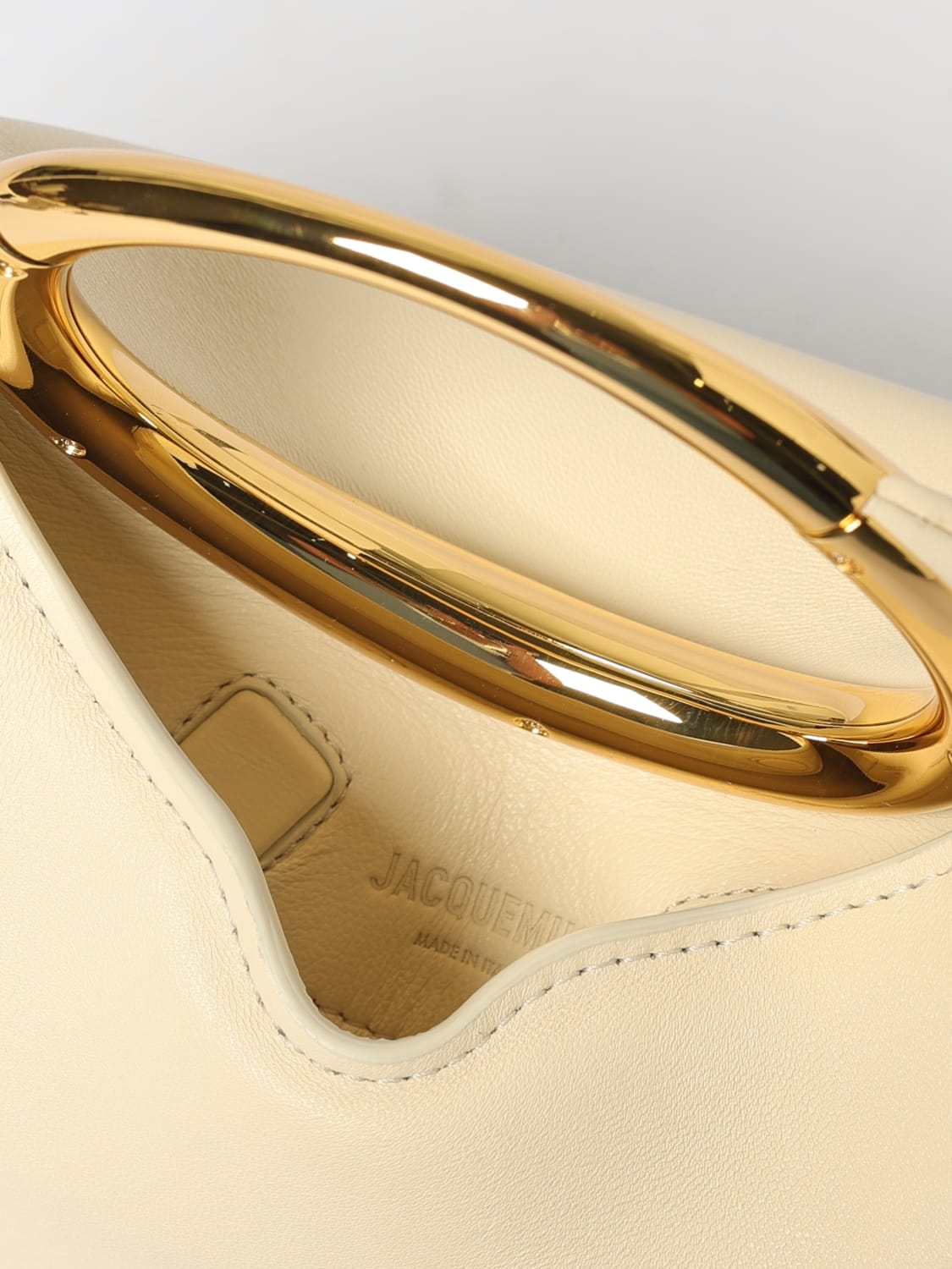 JACQUEMUS HANDBAG: Shoulder bag woman Jacquemus, Ivory - Img 5