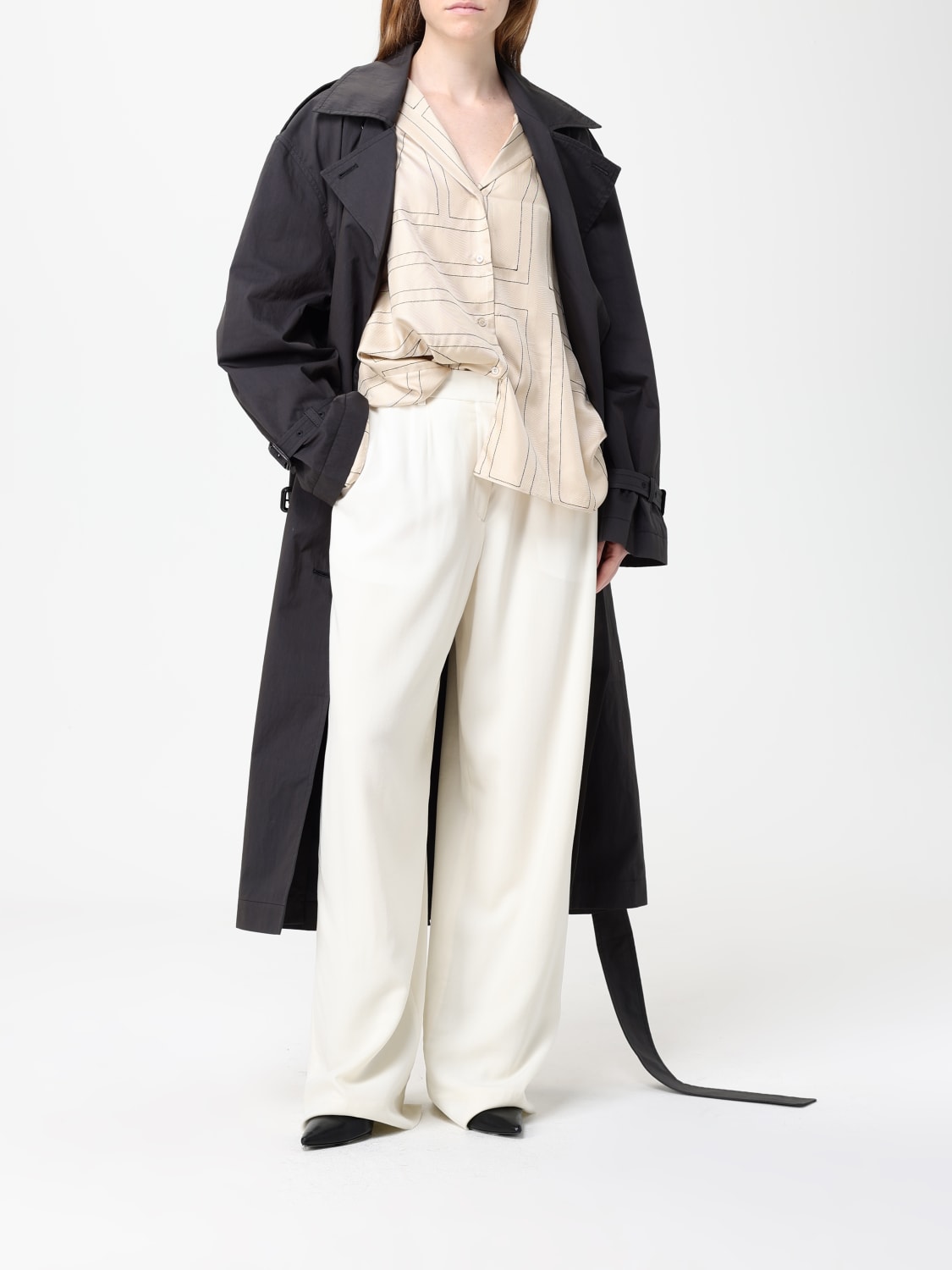 TOTEME JACKET: Coat woman Toteme, Black - Img 2