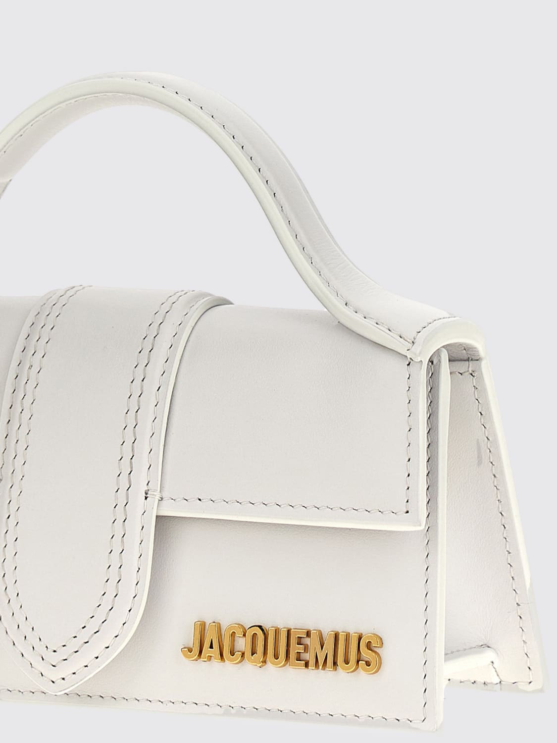 JACQUEMUS HANDBAG: Shoulder bag woman Jacquemus, White - Img 3