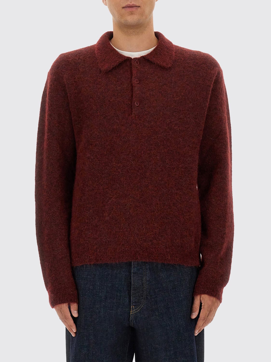 SUNFLOWER POLO SHIRT: Sweater men Sunflower, Burgundy - Img 1