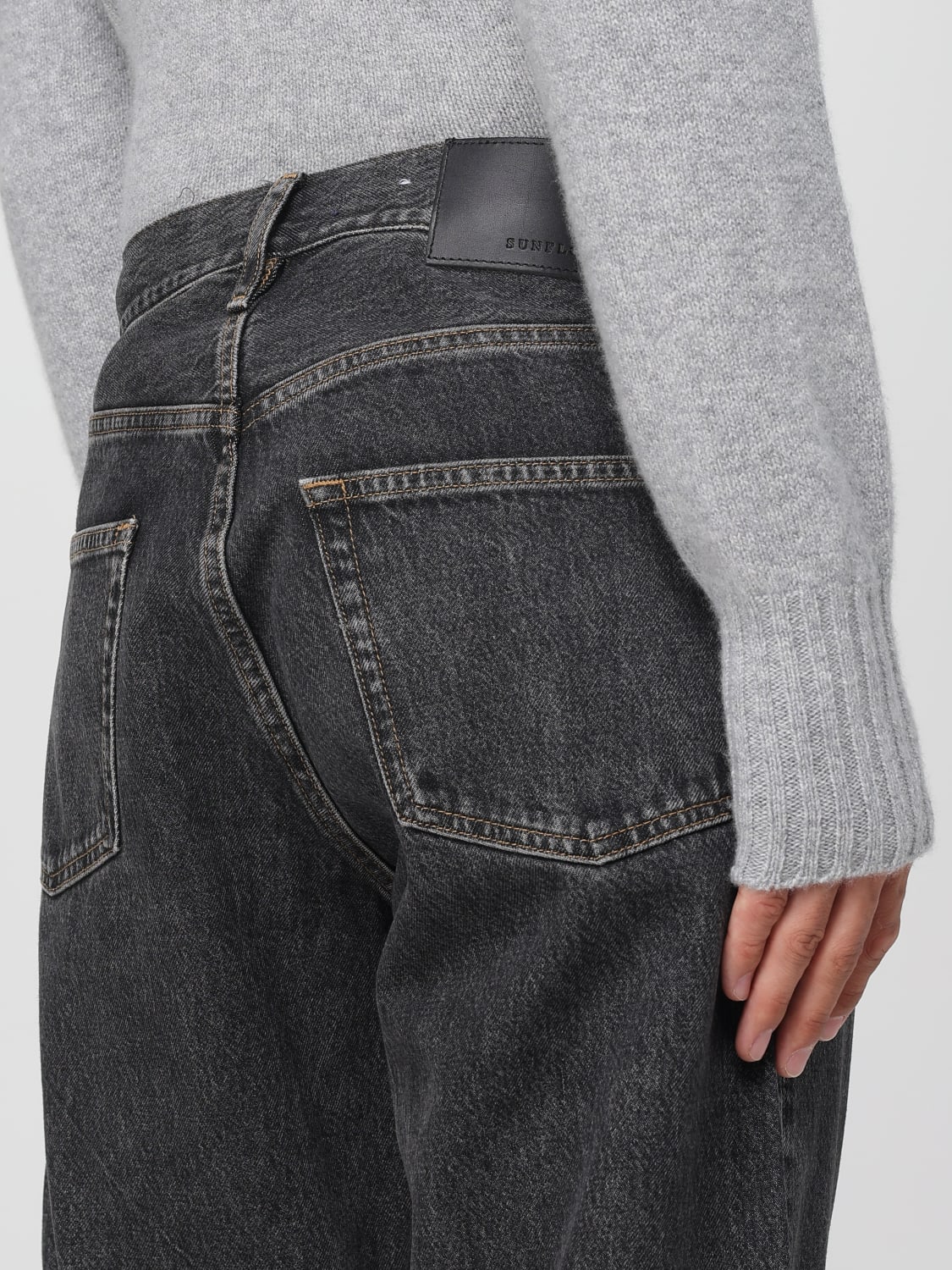 SUNFLOWER JEANS: Jeans men Sunflower, Black - Img 3