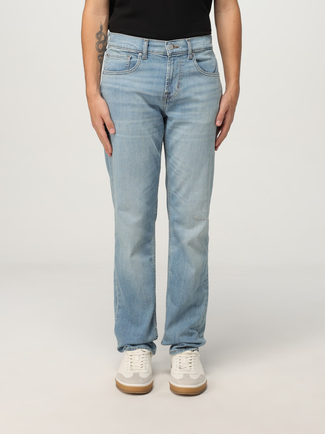 7 FOR ALL MANKIND JEANS: Jeans men 7 For All Mankind, Blue - Img 1