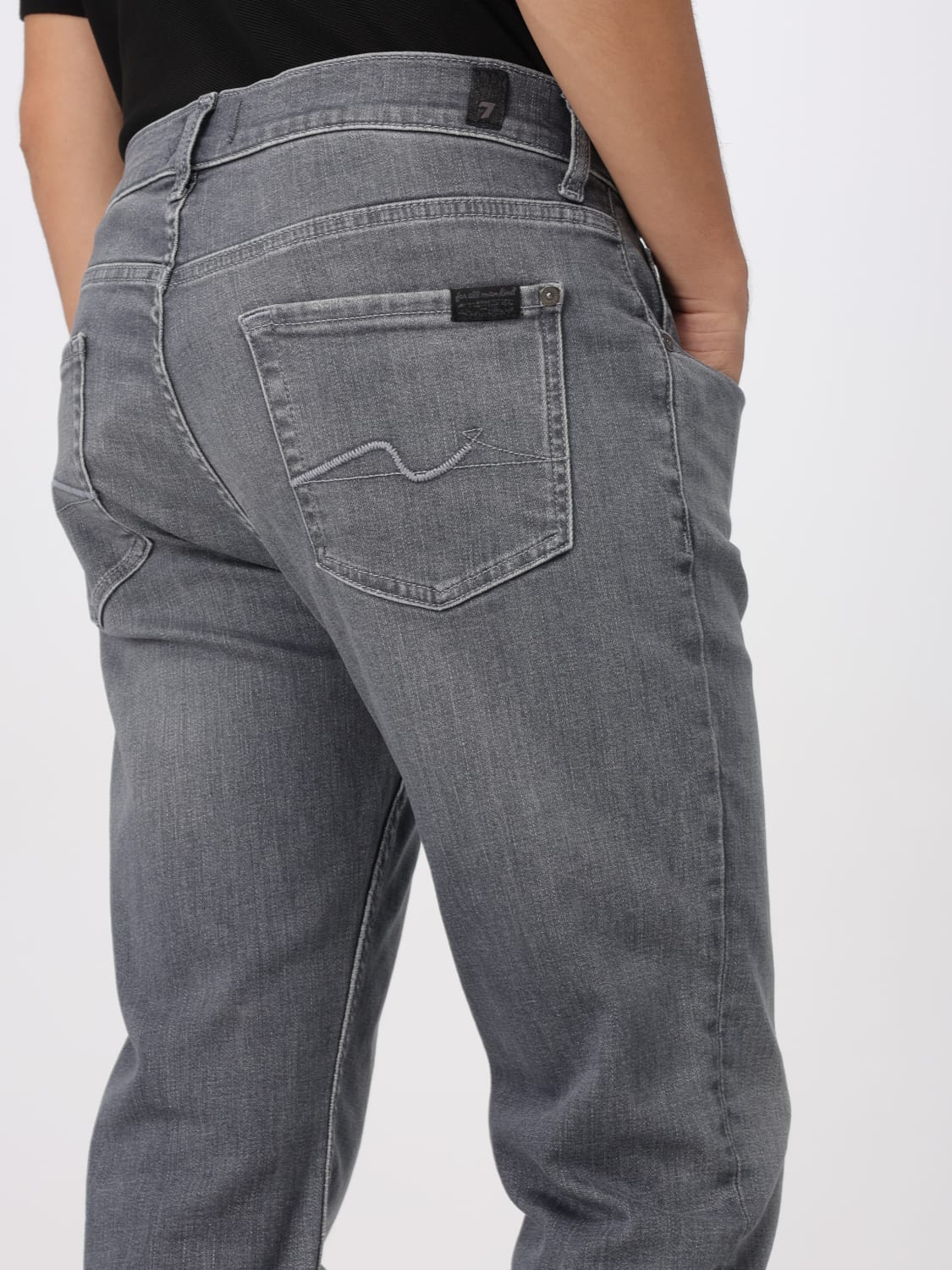 7 FOR ALL MANKIND JEANS: Jeans men 7 For All Mankind, Blue - Img 3