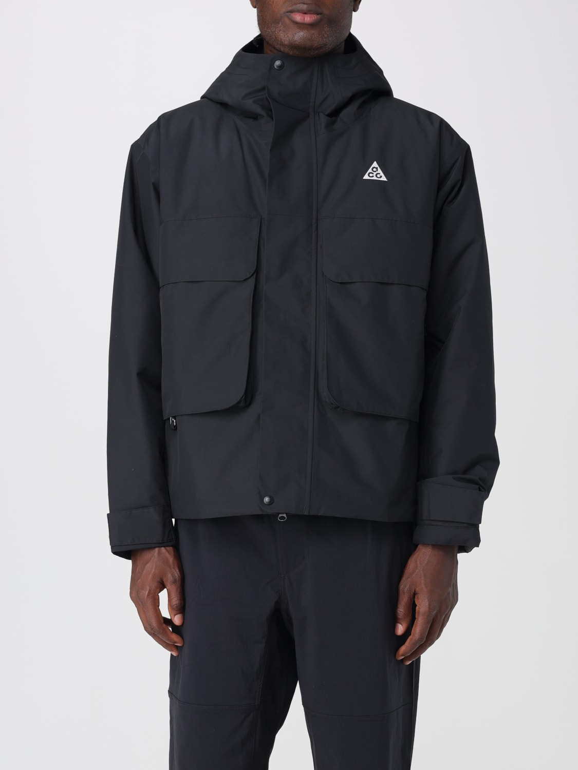 NIKE 재킷: 재킷 남성 Nike, 블랙 - Img 1