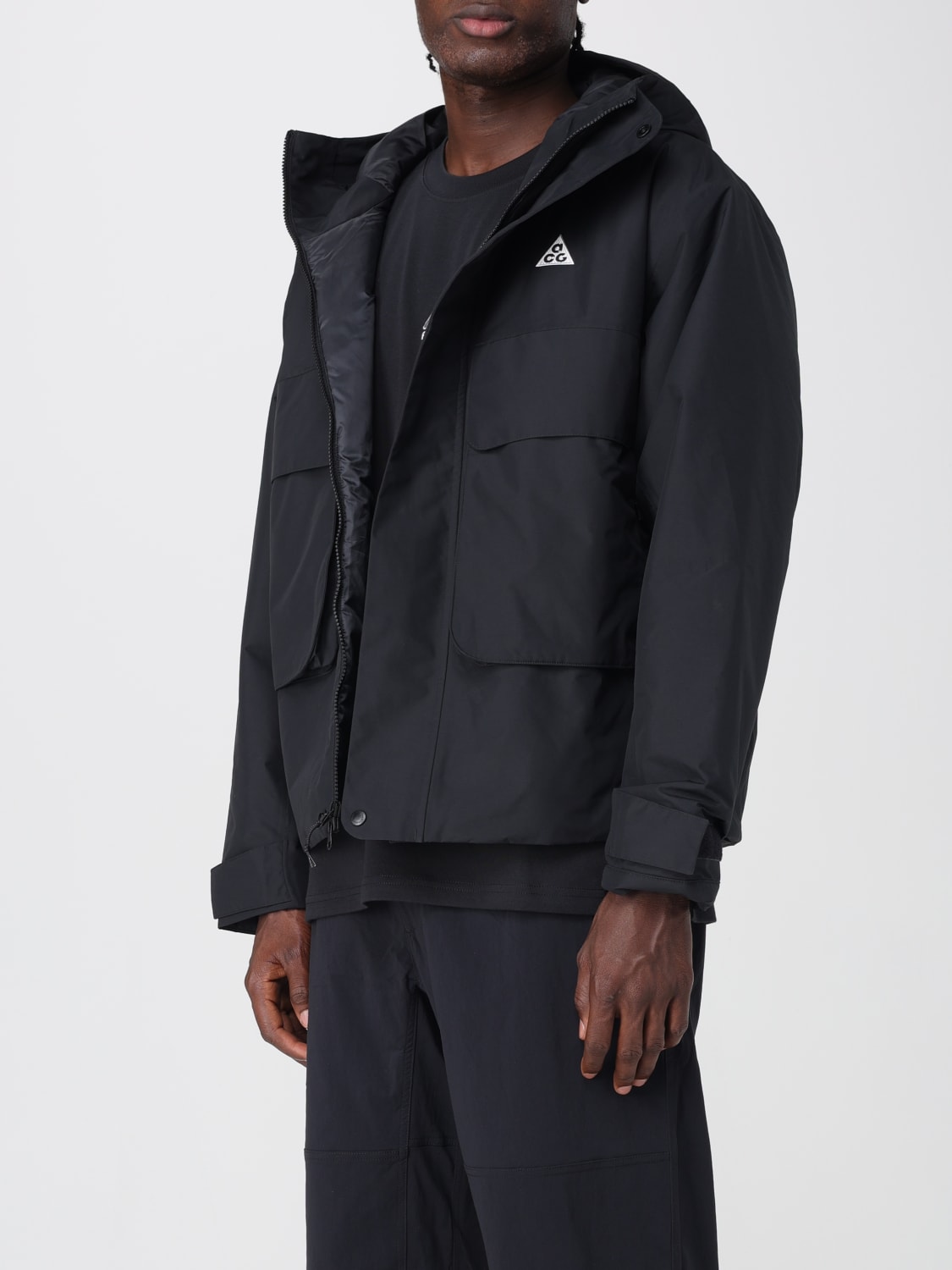 NIKE 재킷: 재킷 남성 Nike, 블랙 - Img 4