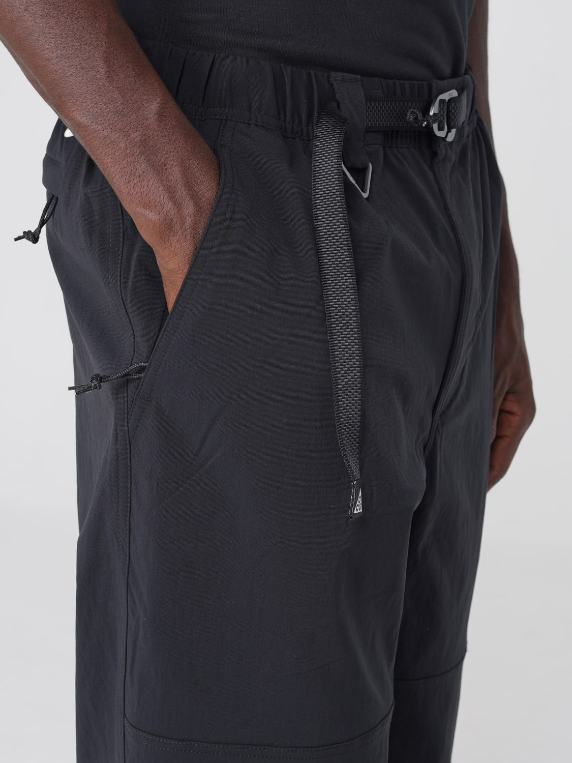 NIKE 裤子: 裤子 男士 Nike, 黑色 - Img 4