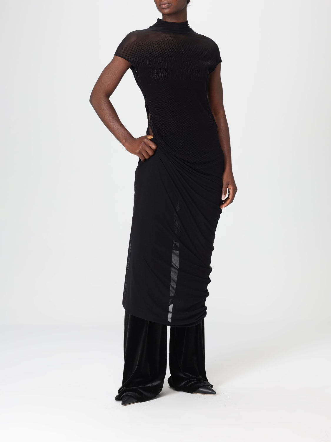 JEAN PAUL GAULTIER KLEID: Kleider damen Jean Paul Gaultier, Schwarz - Img 2