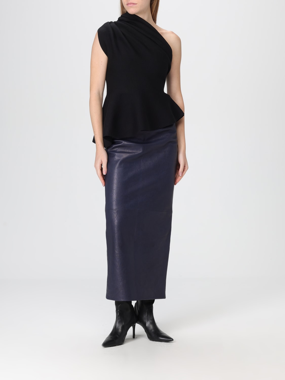 KHAITE SKIRT: Skirt woman Khaite, Blue - Img 2