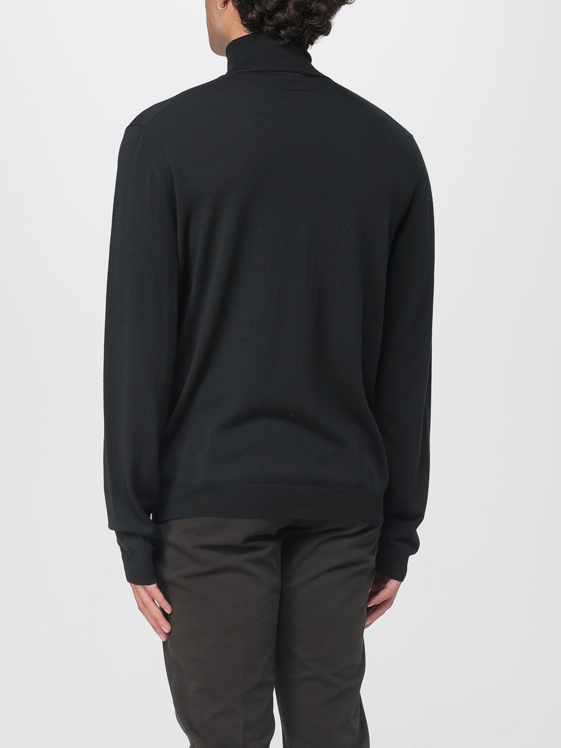 ZANONE MAGLIA: Pullover dolcevita Zanone in lana vergine , Verde - Img 2