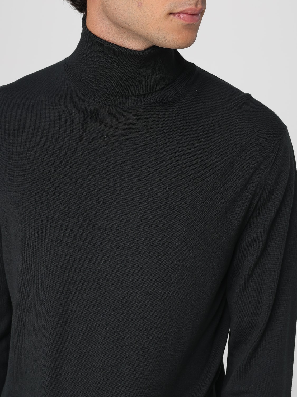 ZANONE MAGLIA: Pullover dolcevita Zanone in lana vergine , Verde - Img 3