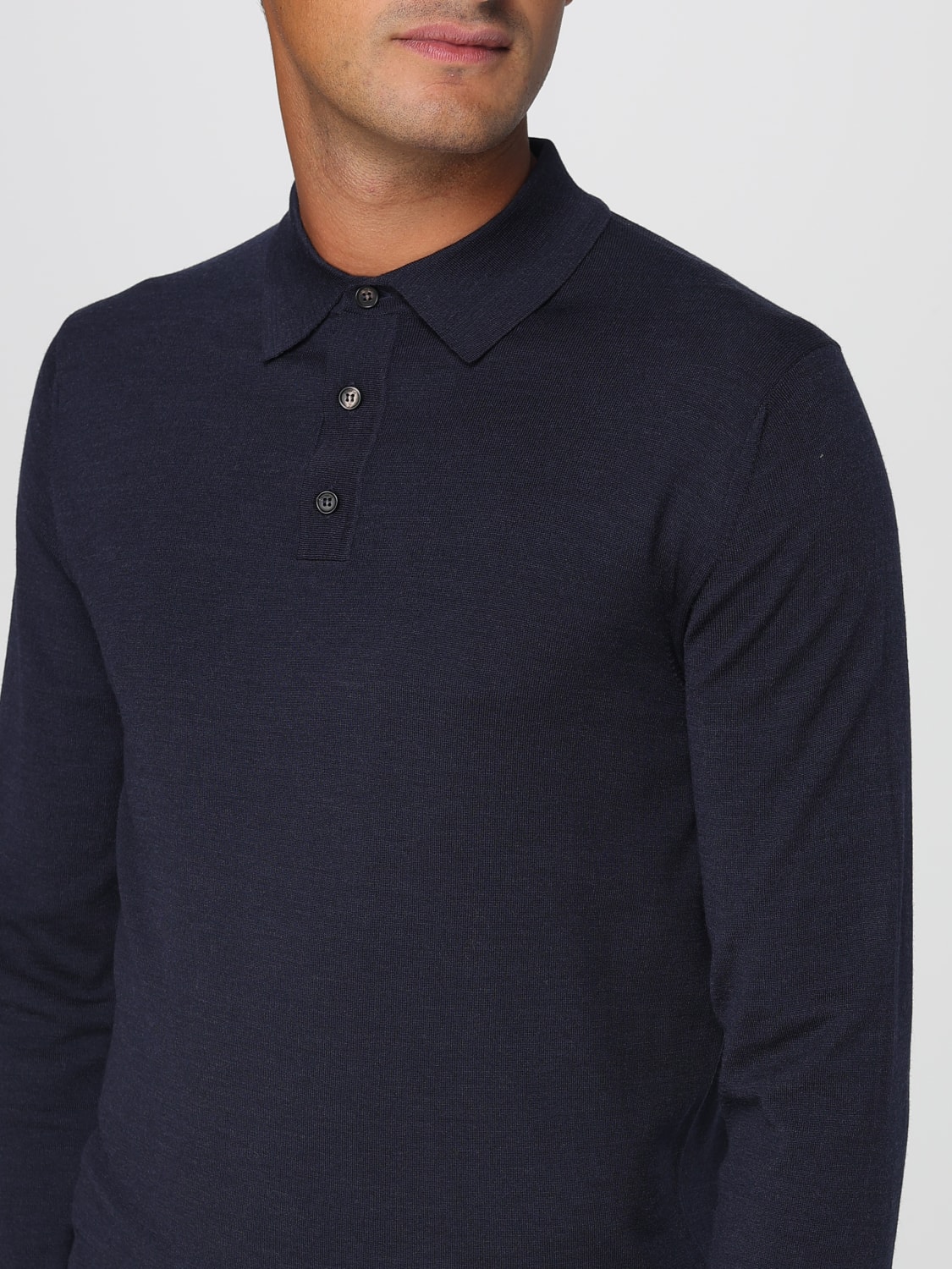 ZANONE POLO: Polo herren Zanone, Blau - Img 3