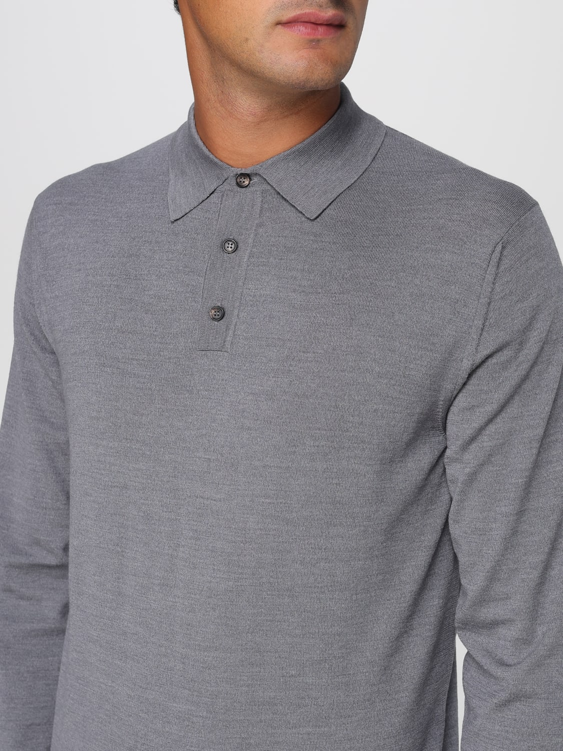 ZANONE POLO: Polo homme Zanone, Gris - Img 3