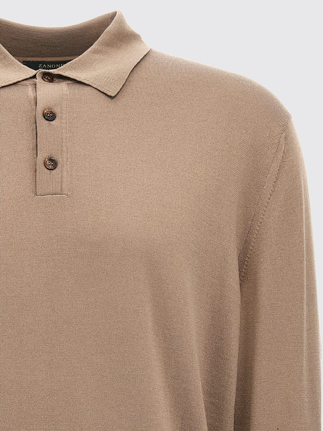 ZANONE POLO SHIRT: Polo shirt men Zanone, Camel - Img 3