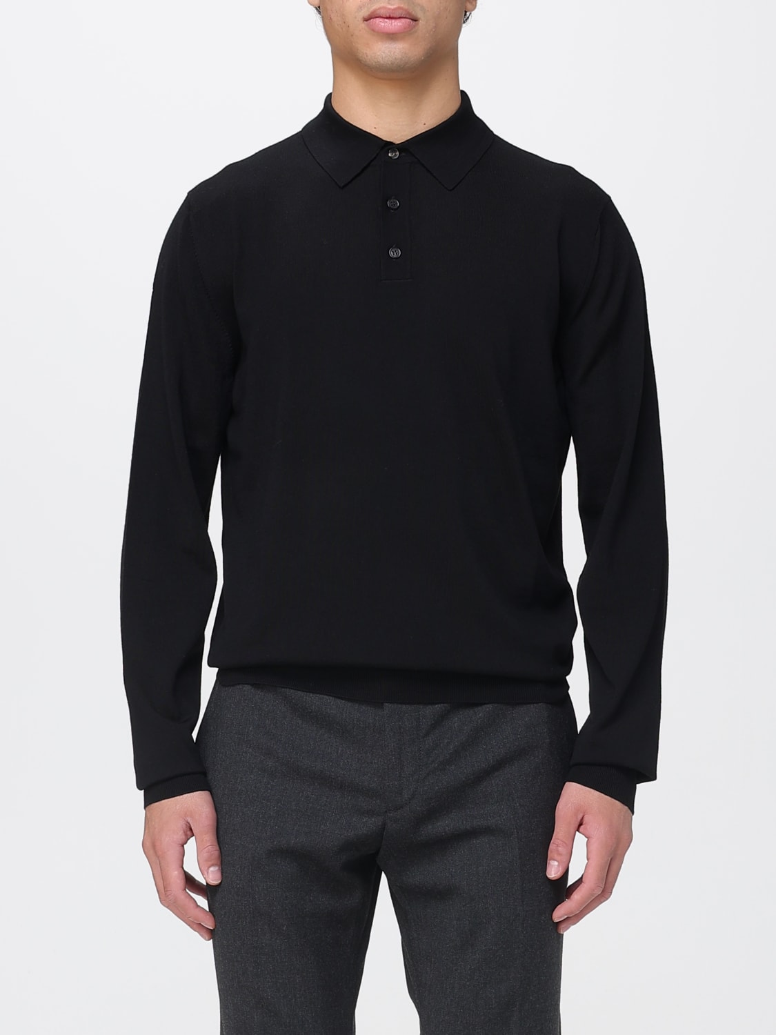 ZANONE POLO: Polo homme Zanone, Noir 1 - Img 1