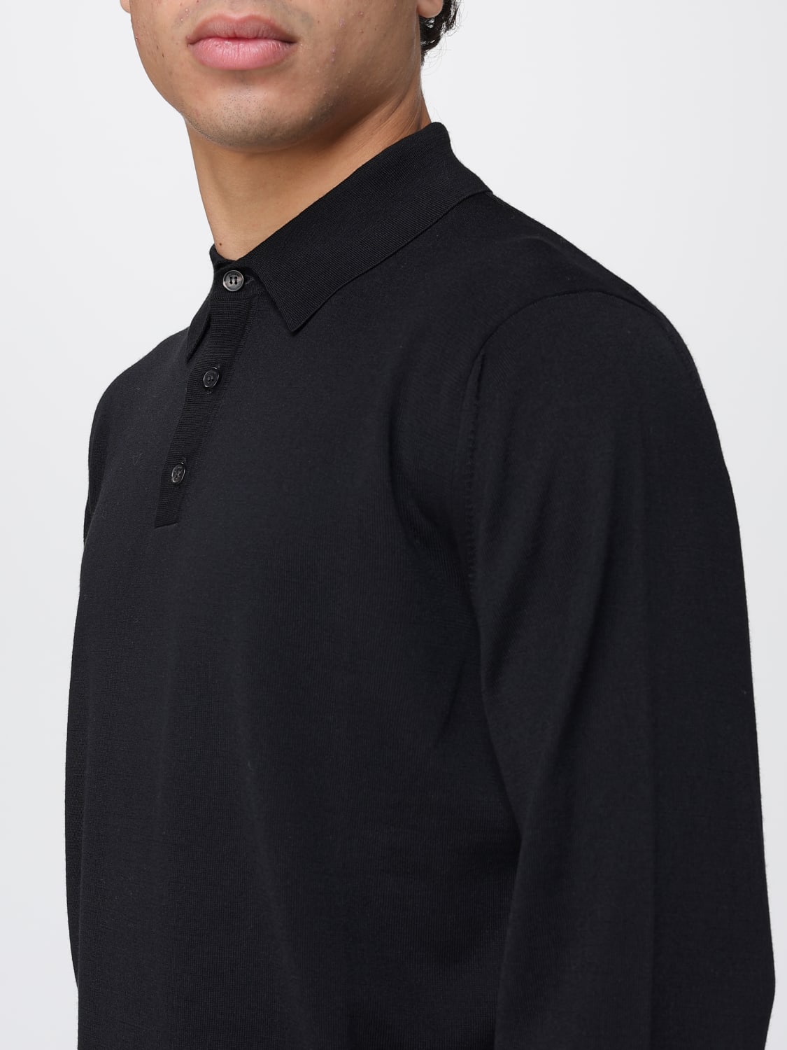 ZANONE POLO: Polo homme Zanone, Noir 1 - Img 3