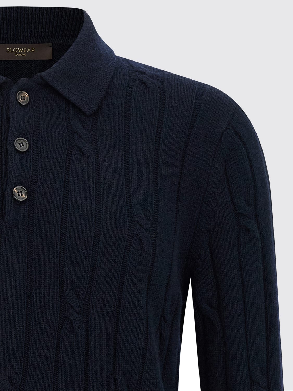 ZANONE POLO SHIRT: Polo shirt men Zanone, Blue - Img 3